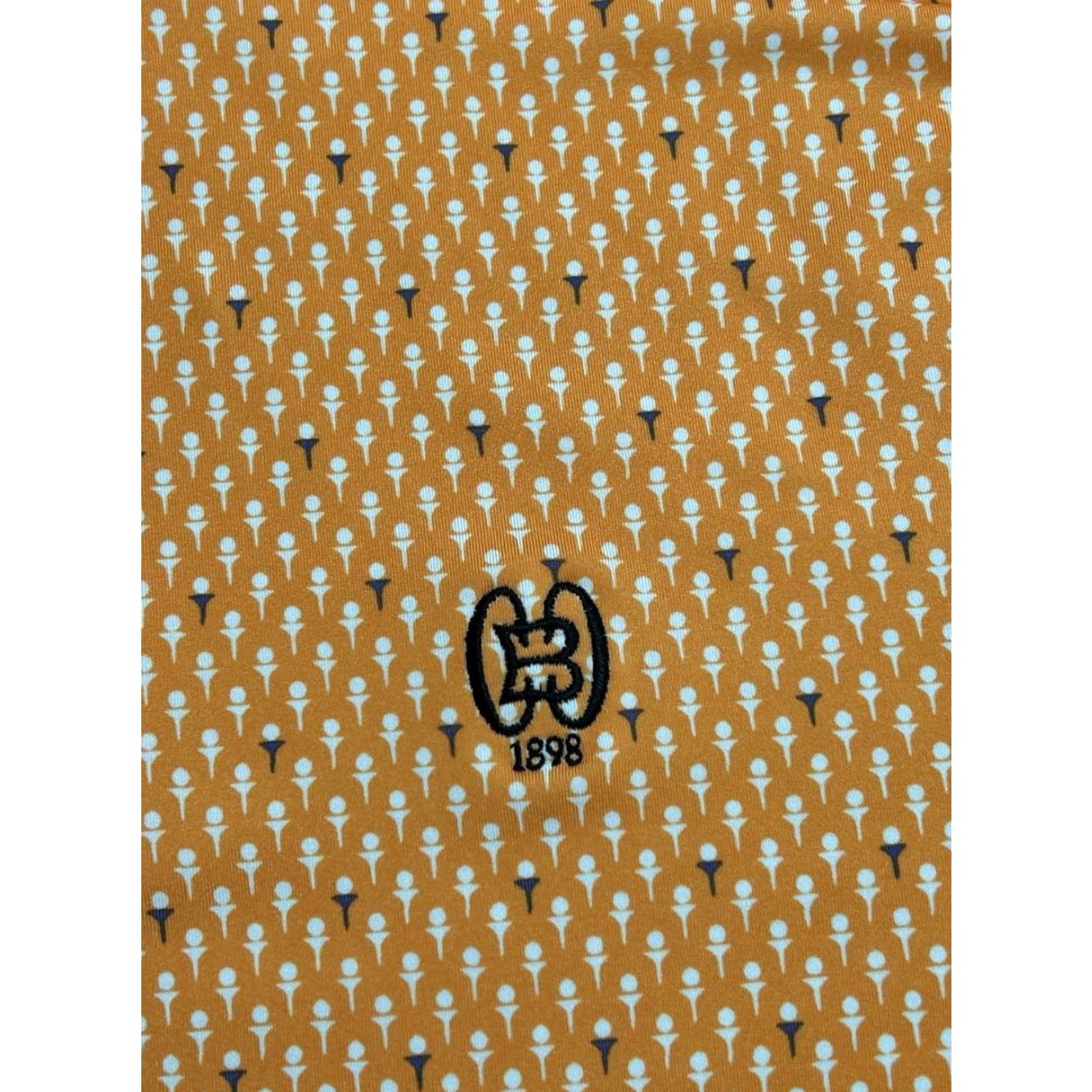 RLX Ralph Lauren RLX Polo Shirt Mens Large Orange Airflow Graphic Print Polo RLX Ralph Lauren Size US L / EU 52-54 / 3 - 3 Thumbnail