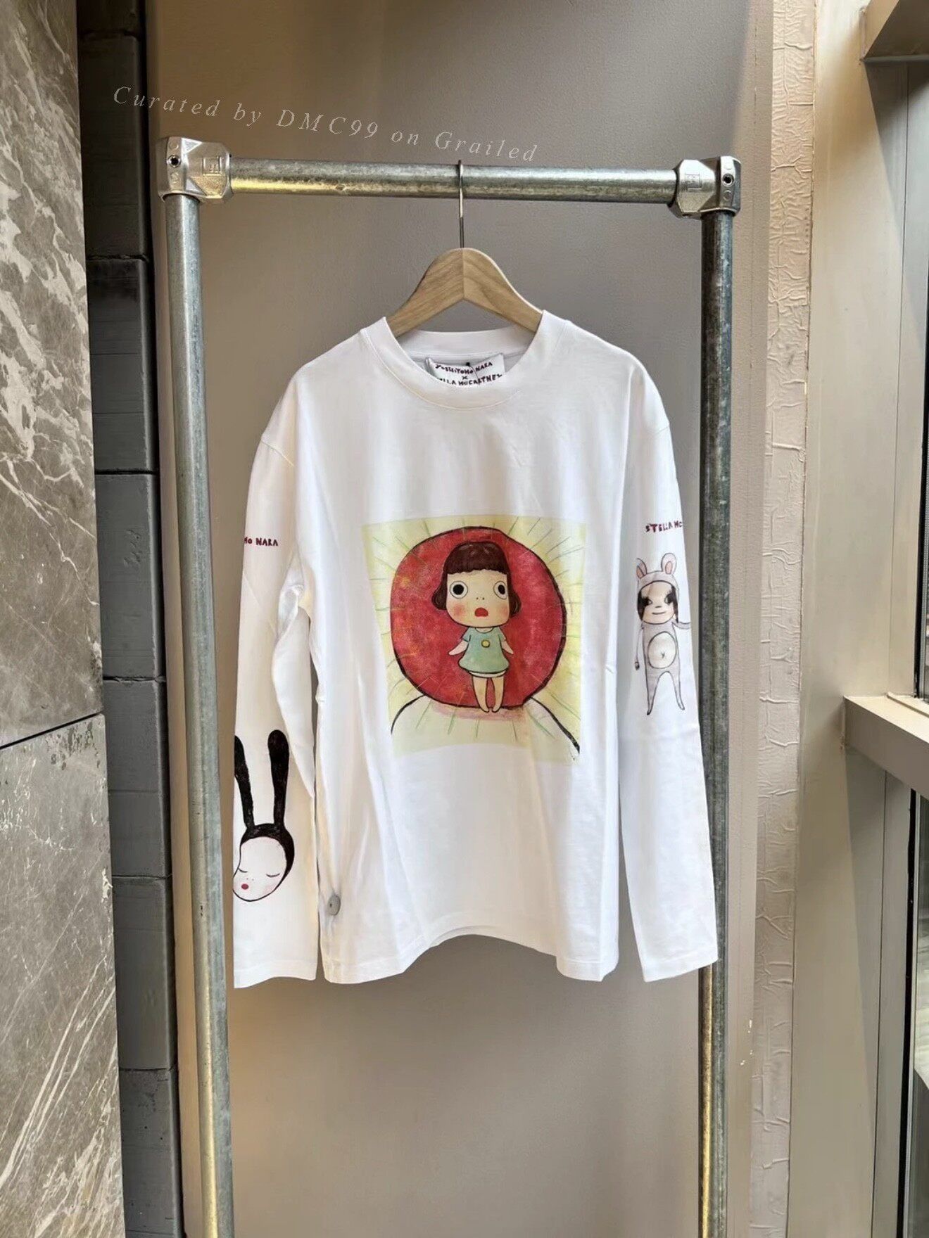 Stella McCartney Stella McCartney x Nara Yoshitomo Long Sleeve T-Shirt Size XXS / US 00 / IT 34 - 1 Thumbnail