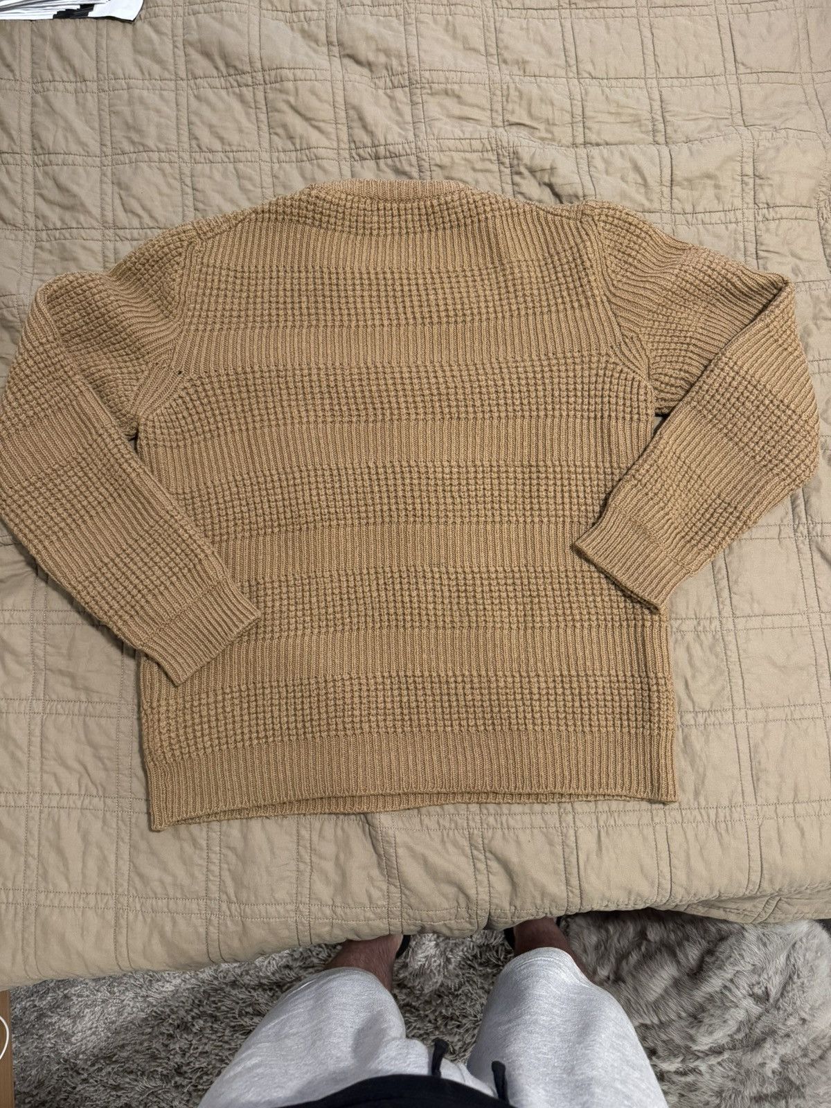 Isaia Chunky Wool Knit Sweater Size L Size US L / EU 52-54 / 3 - 5 Thumbnail