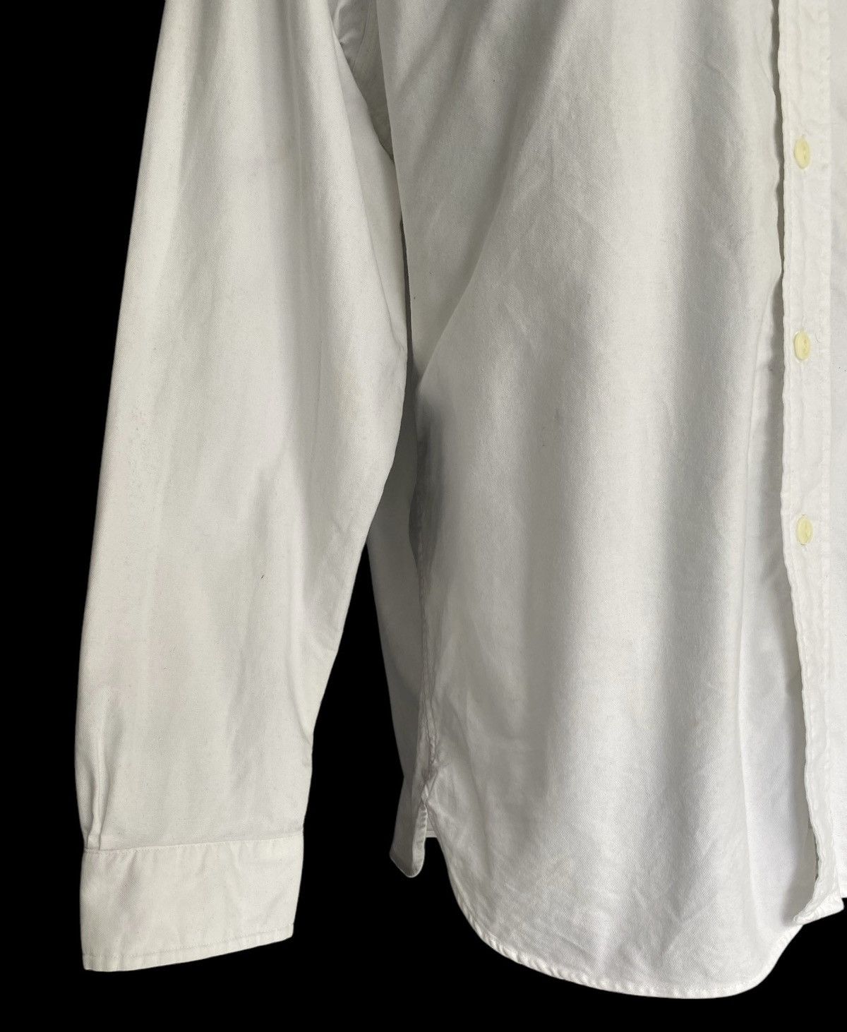 Designer × Polo Ralph Lauren White Polo Ralph Laurent Official Members Shirt Button Size US L / EU 52-54 / 3 - 10 Thumbnail