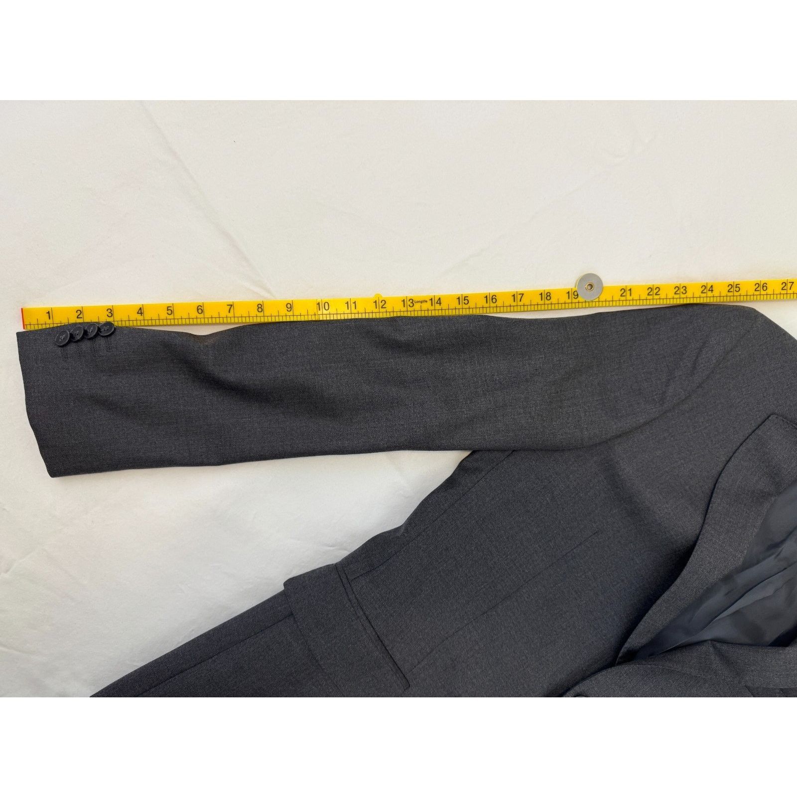 Officine Generale NWT Officine Generale Wool Blazer Jacket in Charcoal Size 52 Size 42S - 8 Thumbnail