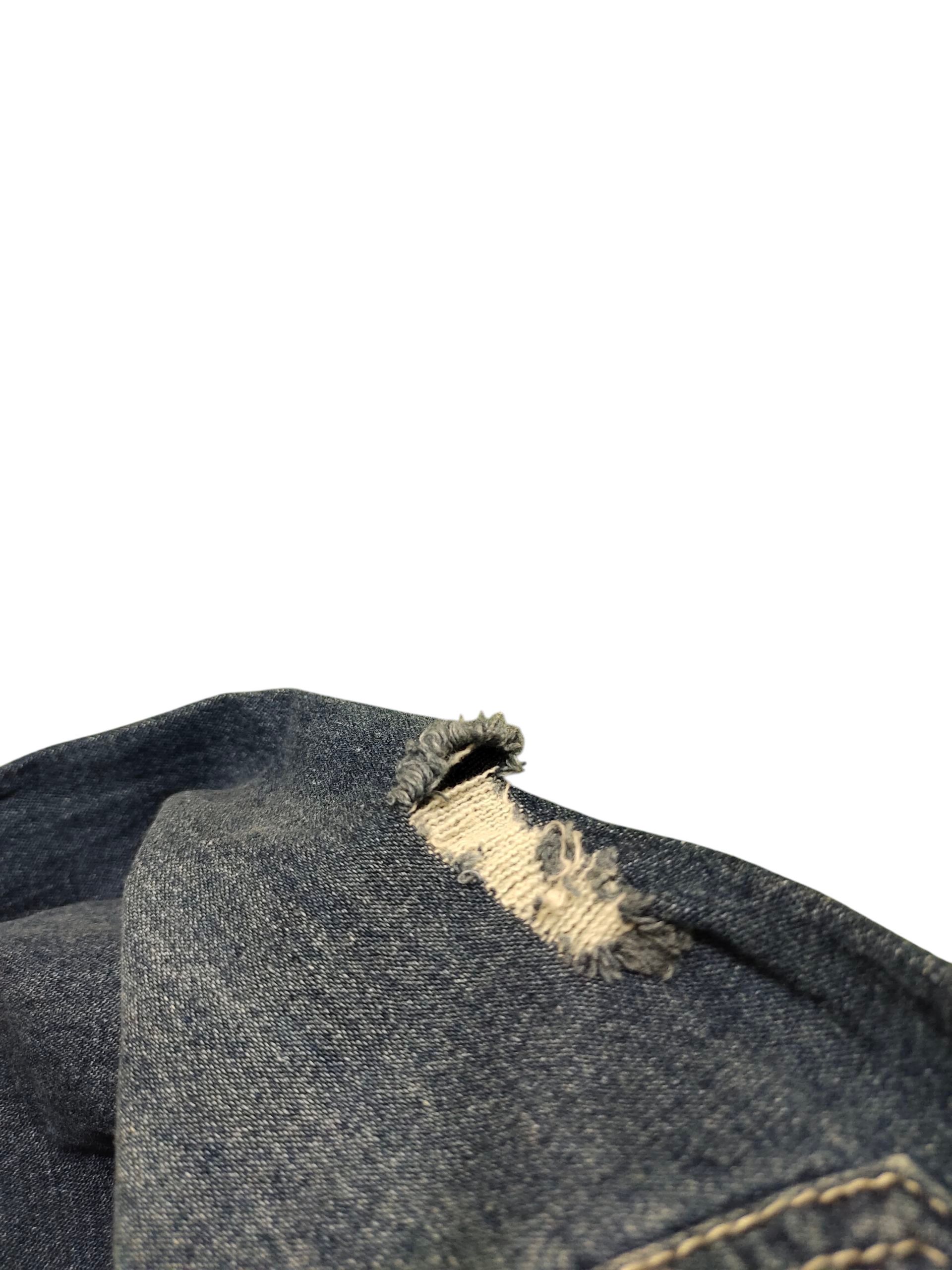 If Six Was Nine Flare Jeans Gorge Distress Denim Bootcut Low Rise Size US 26 / EU 42 - 14 Thumbnail