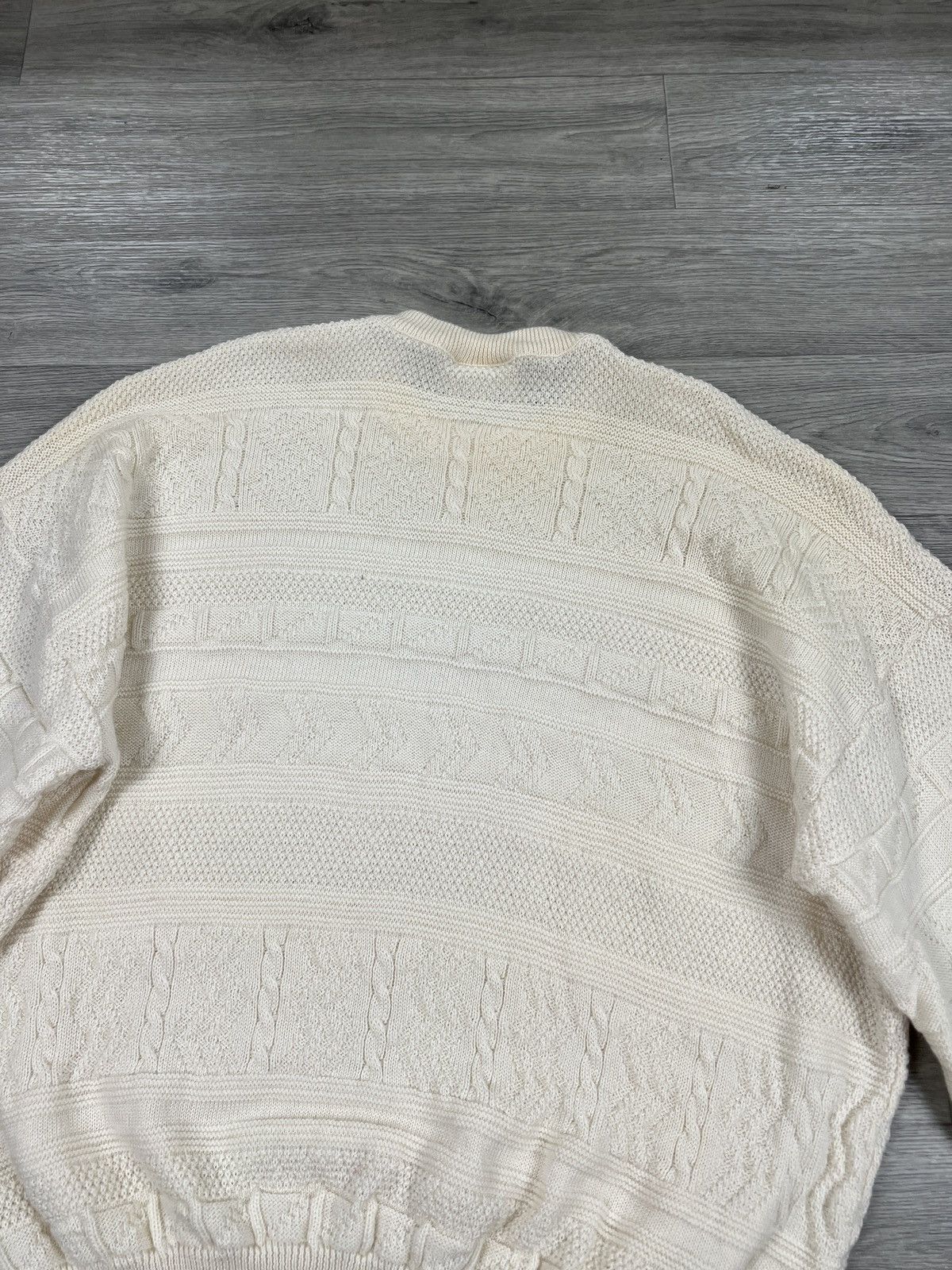 Lacoste Vintage 90s Lacoste Wool acryl Knit yellow Sweater Size US XL / EU 56 / 4 - 11 Thumbnail