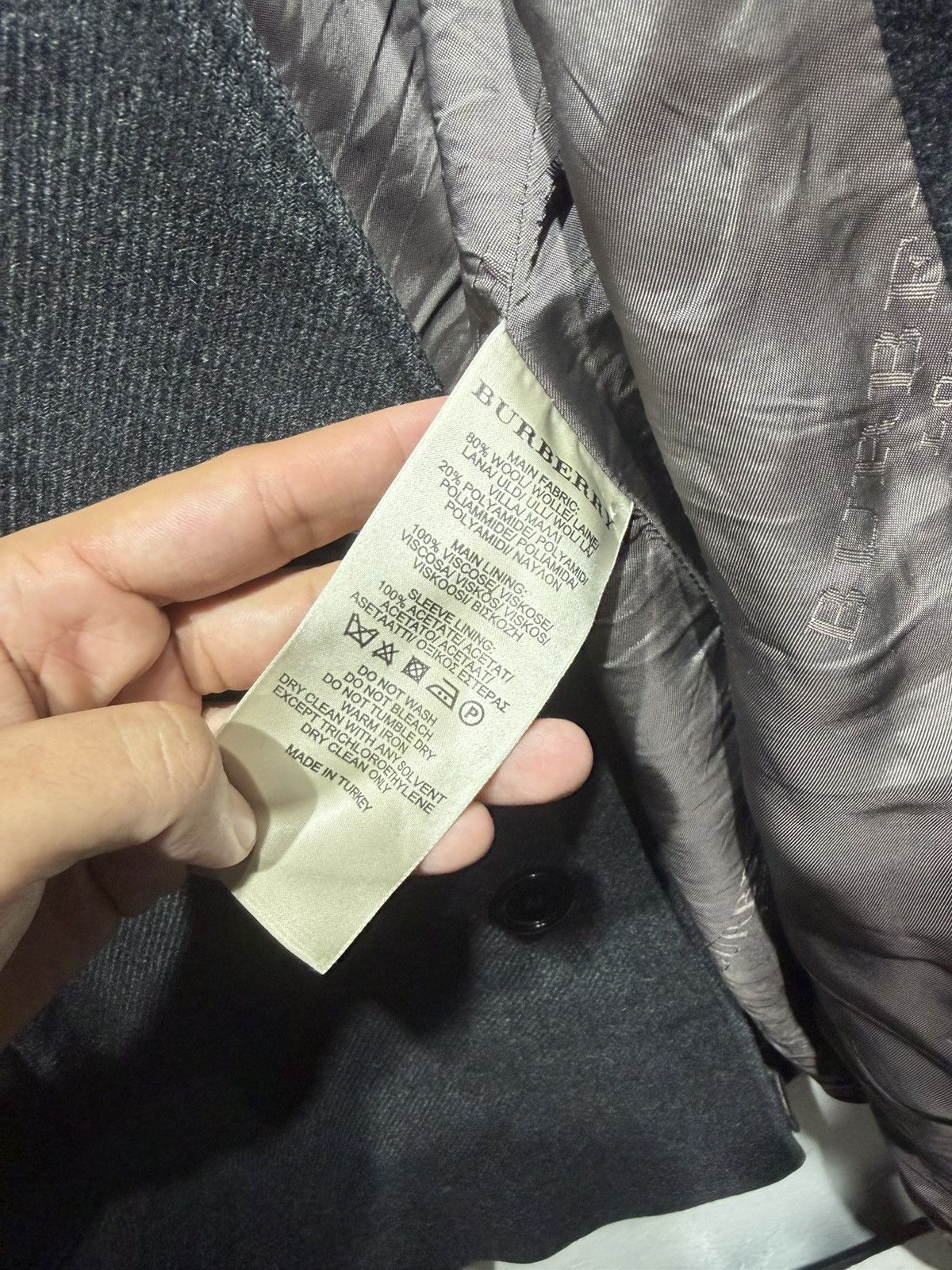 Burberry Burberry Wool overcoat jacket Size US L / EU 52-54 / 3 - 9 Thumbnail