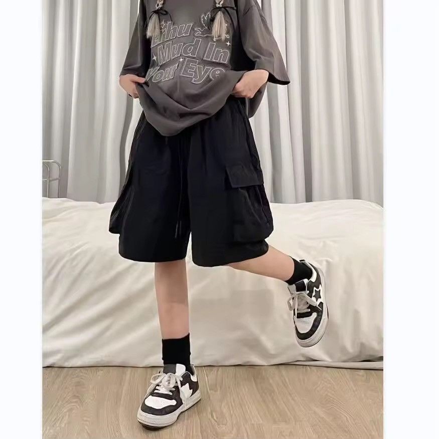 Other × Vintage Outdoor Utility Cargo Black Loose Shorts Size US 34 / EU 50 - 4 Thumbnail