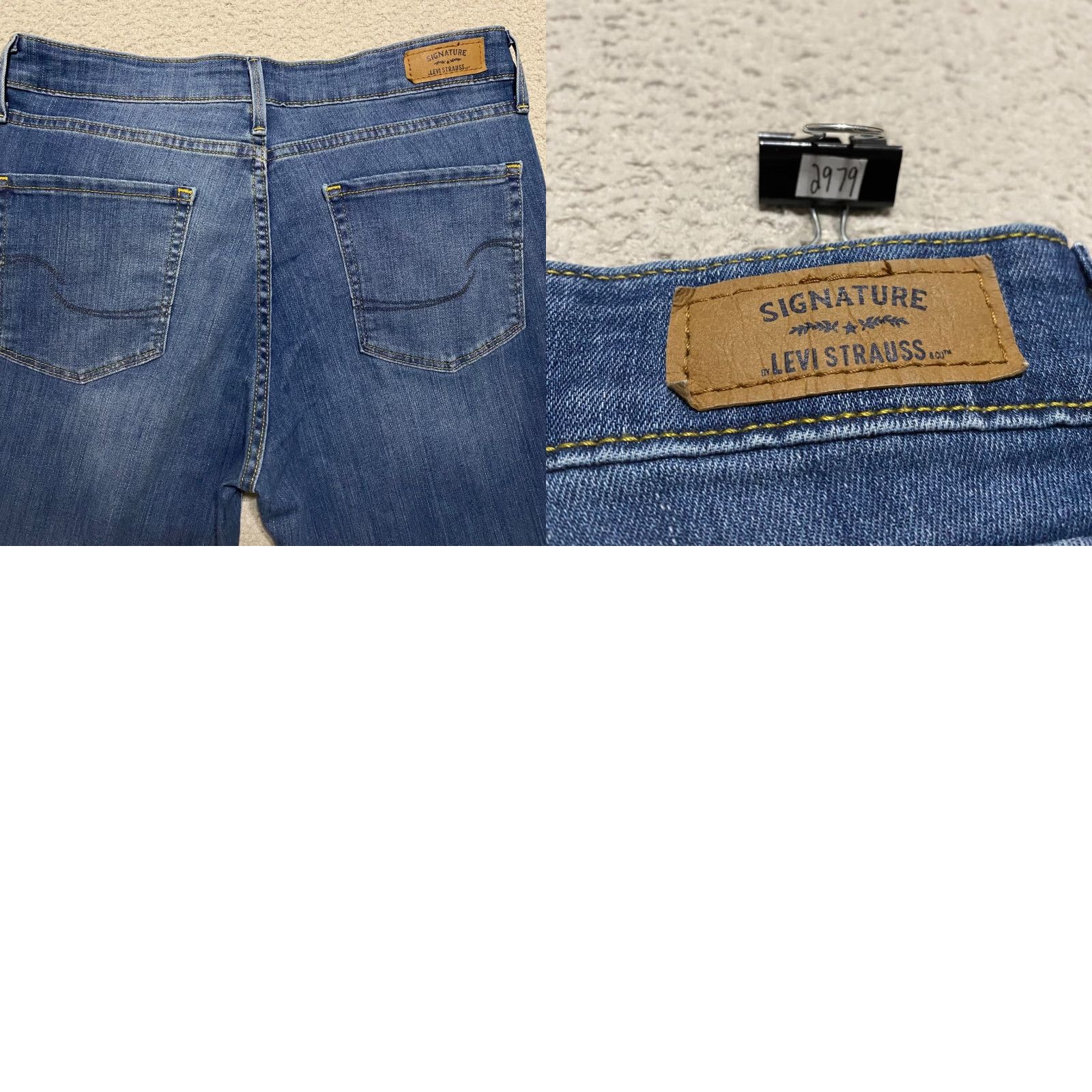 Levi's Levi's Signature Jeans Womens 10 Blue Mid Rise Skinny Crop Pant Regular 5-Pocket Denim Athletic? Size 30" / US 8 / IT 44 - 9 Thumbnail
