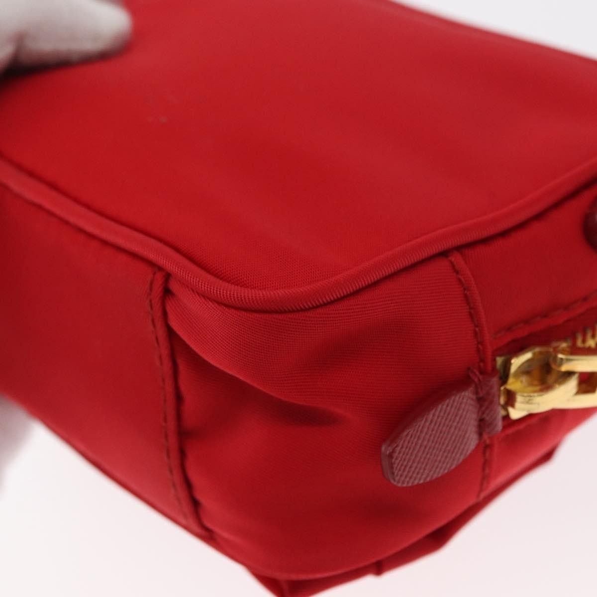 Prada Prada Nylon Shoulder Bag Red Size ONE SIZE - 2 Thumbnail