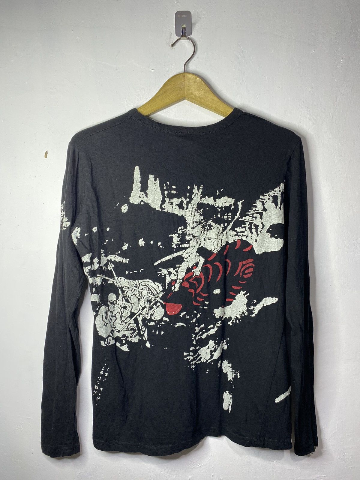 Hysteric Glamour × Japanese Brand Vintage sukajan war longsleeve tshirts Size US M / EU 48-50 / 2 - 2 Thumbnail