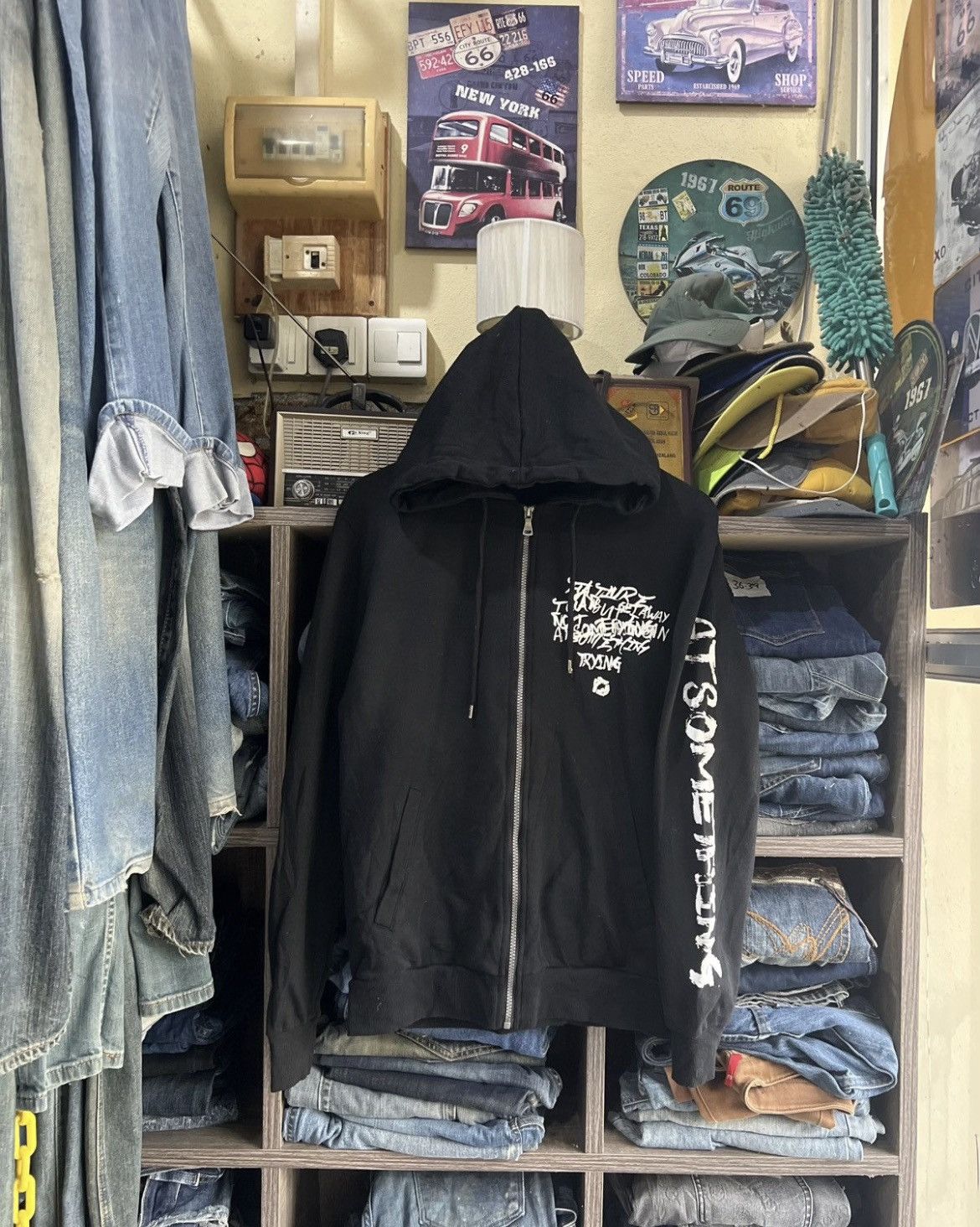 In The Attic 🔥Rare In The Attic Punk Revolution Zipper Hoodie Size US M / EU 48-50 / 2 - 3 Thumbnail