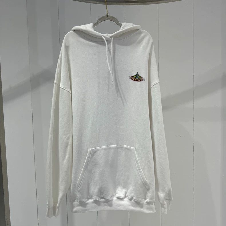 Balenciaga Balenciaga Fleece Hoodie L White - dmc Size US L / EU 52-54 / 3 - 1 Thumbnail