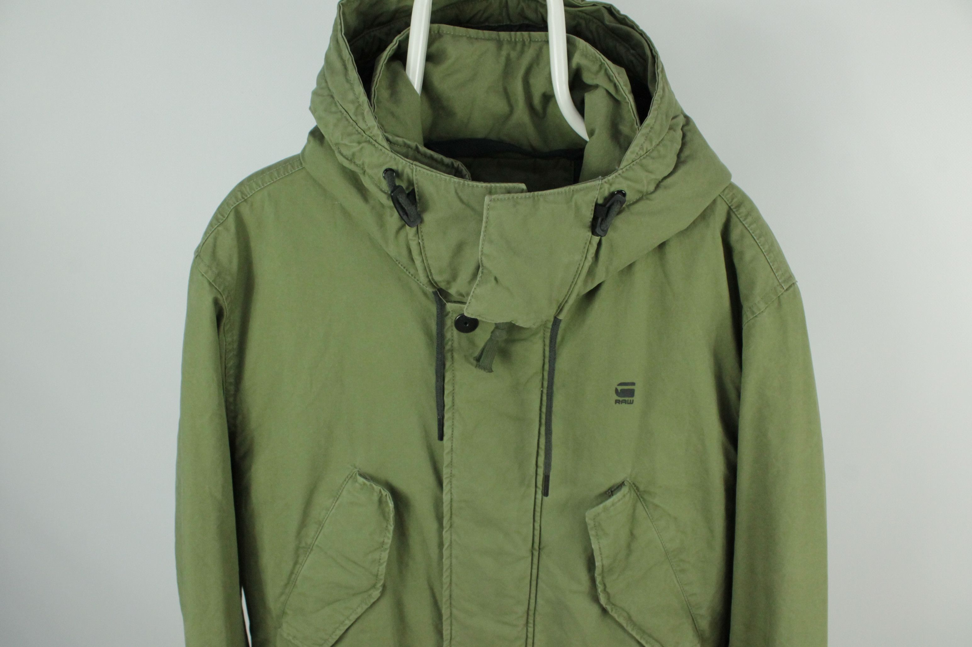 G-Star G-Star Raw Vodan Padden Hooded Sage Jacket Men's Size US XL / EU 56 / 4 - 5 Thumbnail