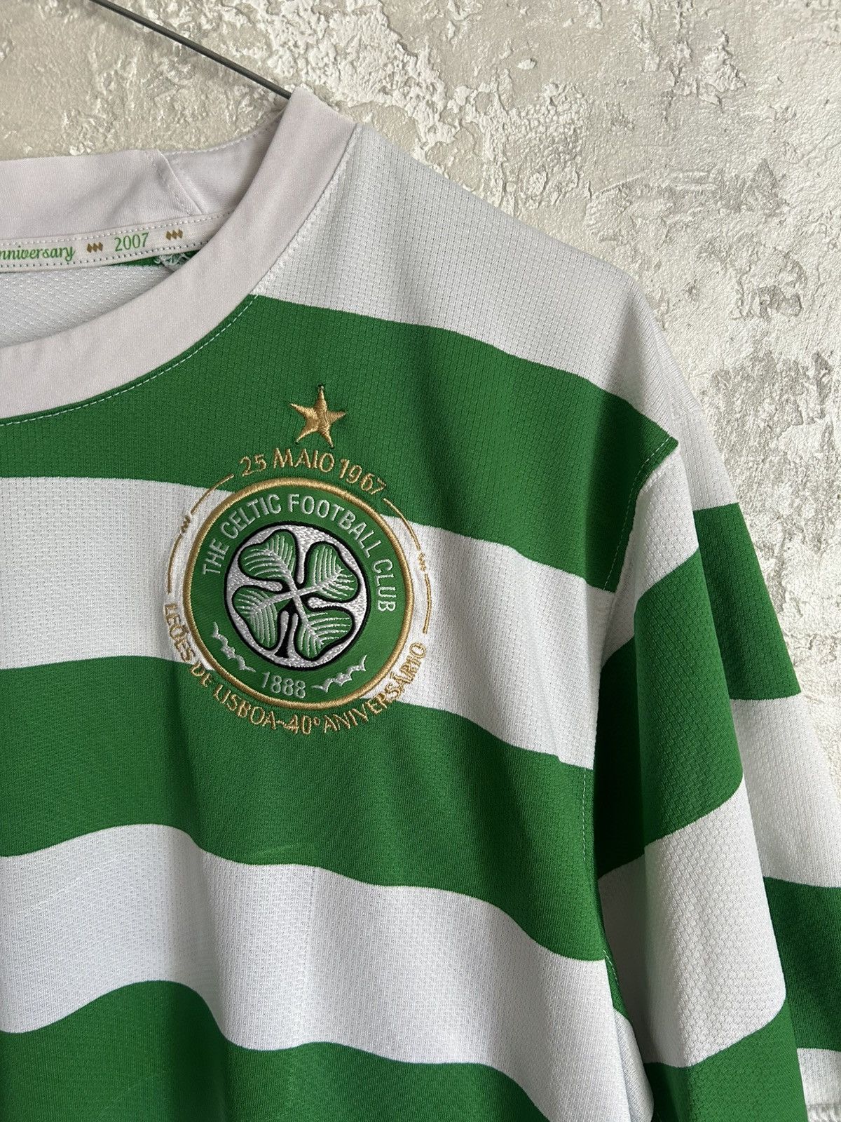 Nike 2007 Nike Celtic Vintage Soccer Jersey T-Shirt Tee Size US L / EU 52-54 / 3 - 4 Thumbnail