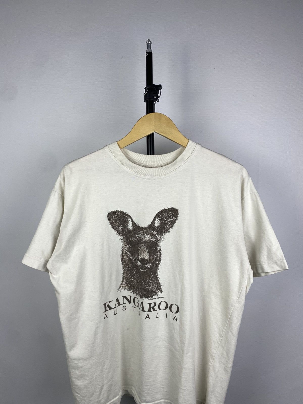 Vintage Vintage 90s Australia Kangaroo Logo Animal T-shirt Size US M / EU 48-50 / 2 - 2 Thumbnail