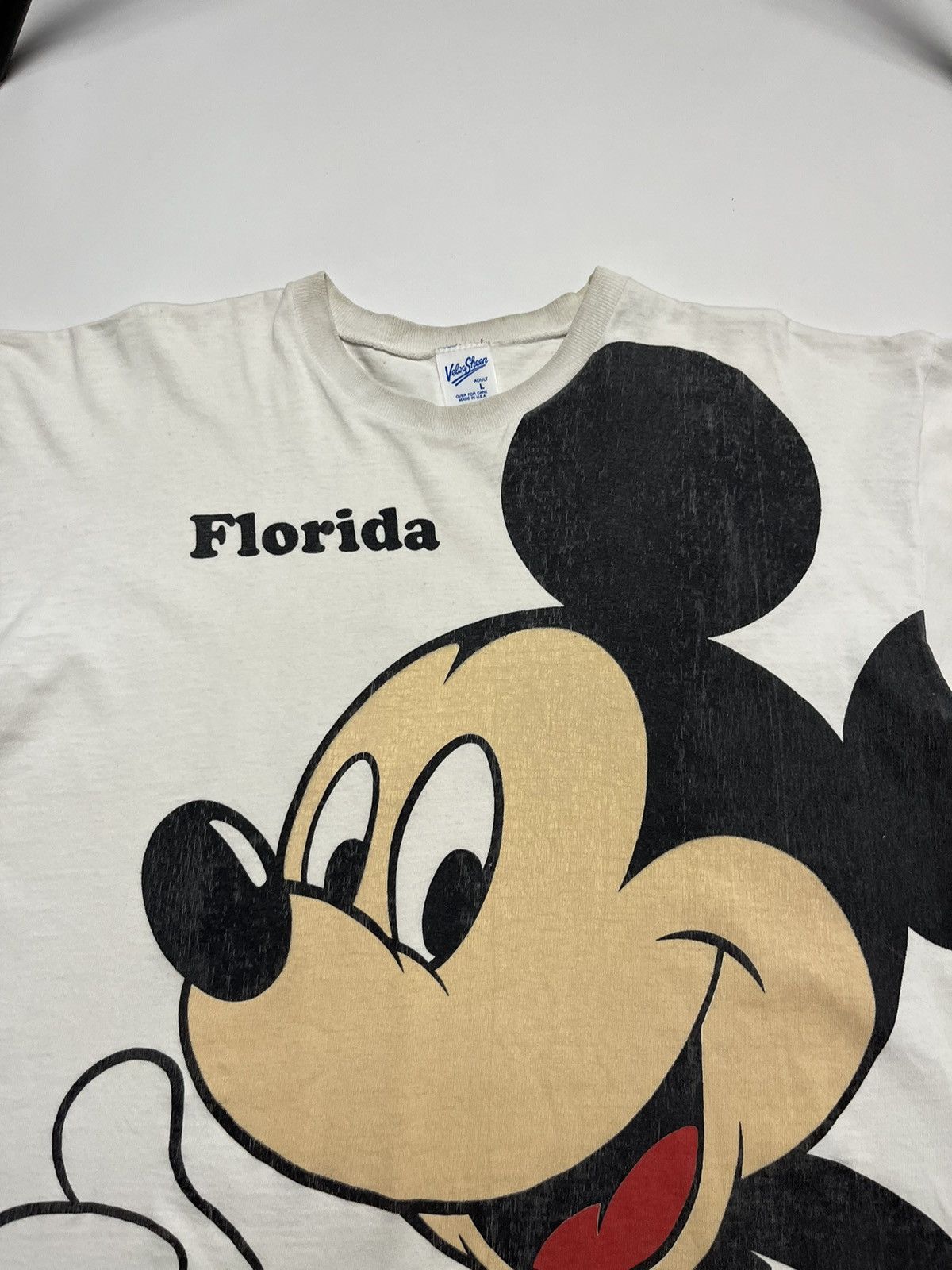 Mickey Mouse Vintage 90s Mickey Mouse Disney T-shirt Rare single stitch Size US L / EU 52-54 / 3 - 8 Thumbnail
