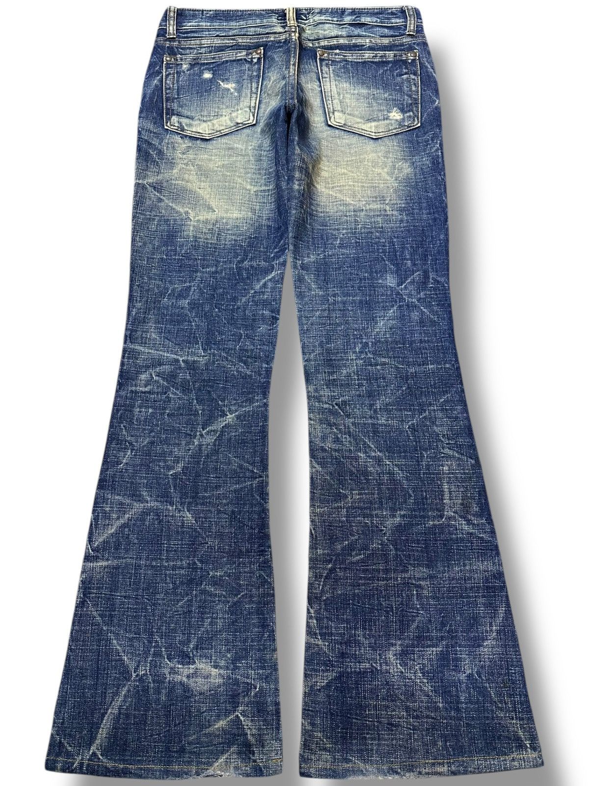 Hysteric Glamour Vintage Japanese Brand Flare Mudwash Grunge Distress Denim Size US 30 / EU 46 - 6 Thumbnail