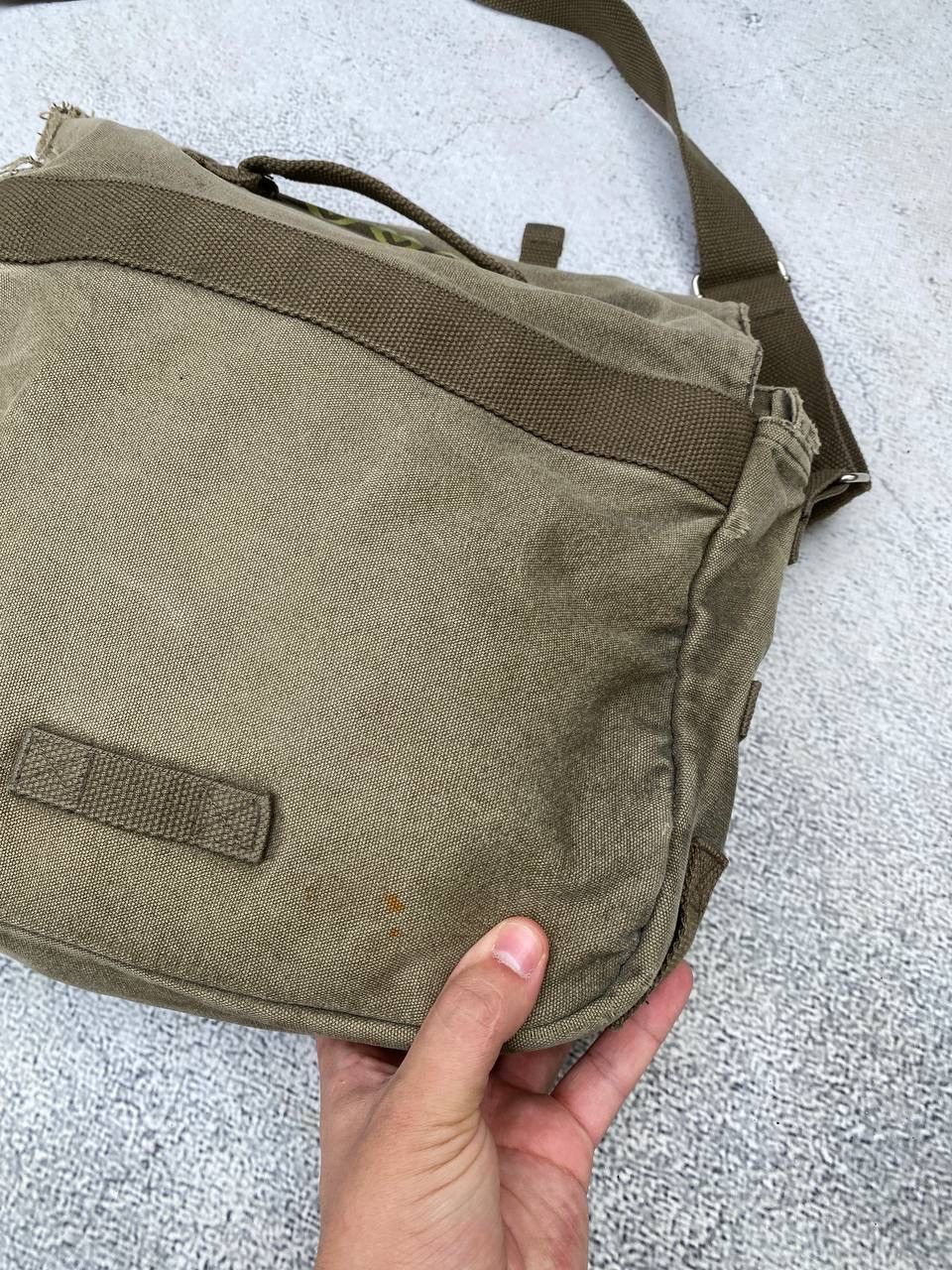 Japanese Brand Diesel Style Japanese distressed denim Sling Bag Size ONE SIZE - 15 Thumbnail