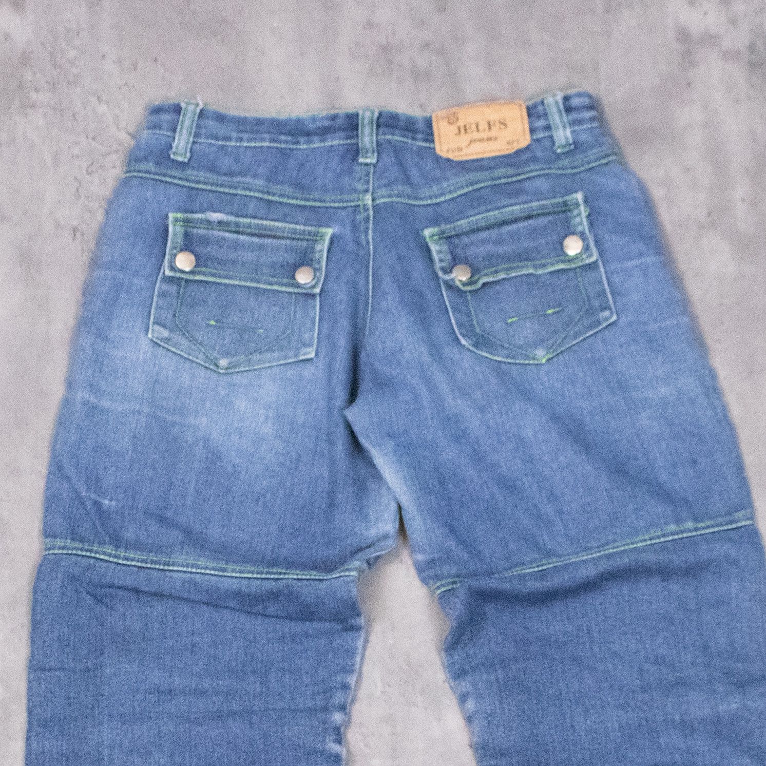 Carhartt × Dickies × Vintage Y2K 2000's Contrast Stitch Double Knee Denim Jeans Pant's Size US 26 / EU 42 - 12 Thumbnail