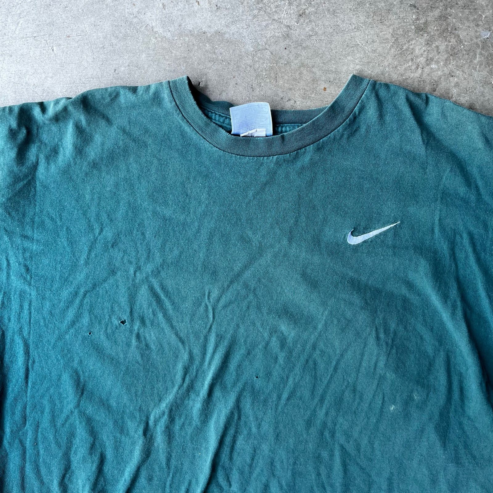 Vintage VINTAGE 90S NIKE GREEN SHIRT SWOOSH MINI CHECK 2XL USA Size US XXL / EU 58 / 5 - 1 Thumbnail