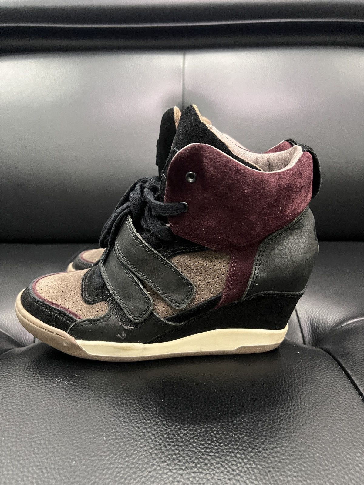 ASH ASH Velcro Wedge Sneakers Size US 8 / IT 38 - 2 Thumbnail
