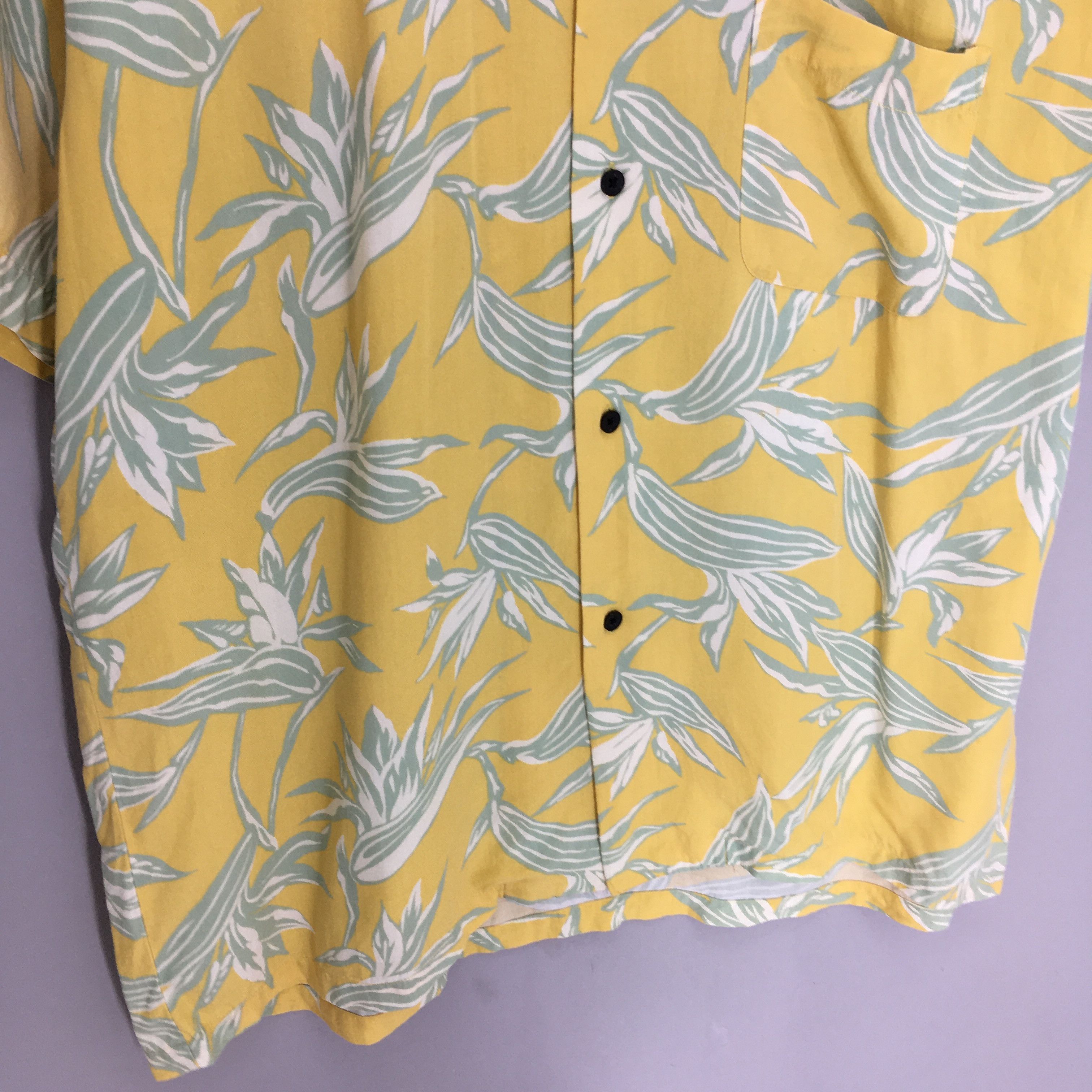 Japanese Brand × Vintage Vintage 90s Boon Pal Floral Hawaiian Rayon Shirt Large Size US L / EU 52-54 / 3 - 4 Thumbnail