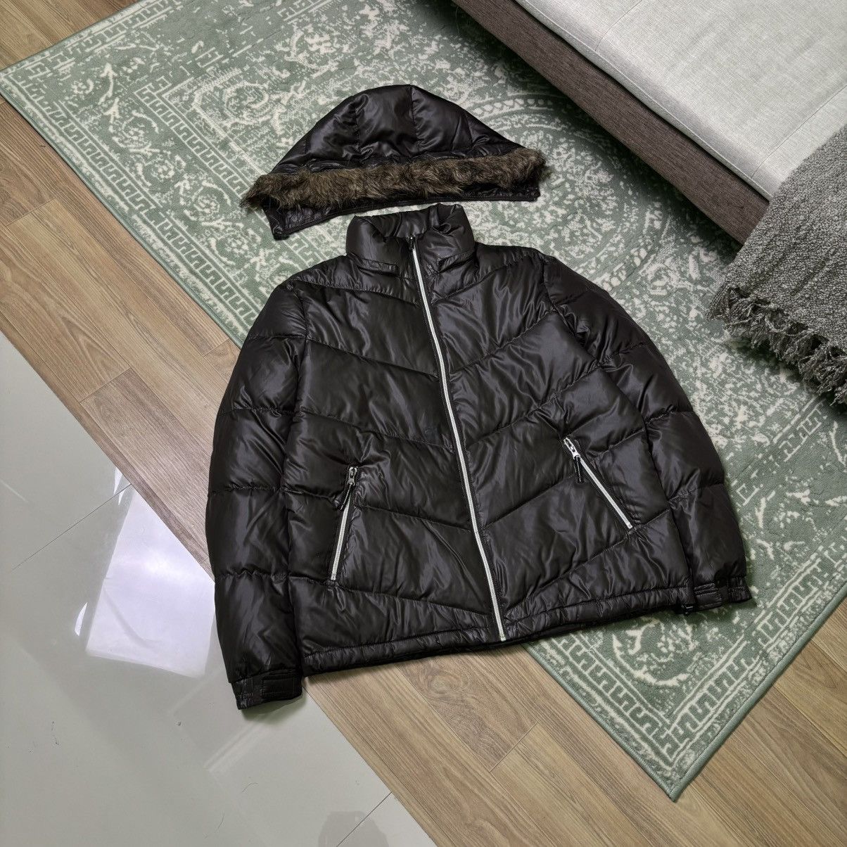 If Six Was Nine × Le Grande Bleu (L.G.B.) Converse Ifsixwasnine LGB Style fur jacket vintage Y2K japan Size US L / EU 52-54 / 3 - 2 Thumbnail
