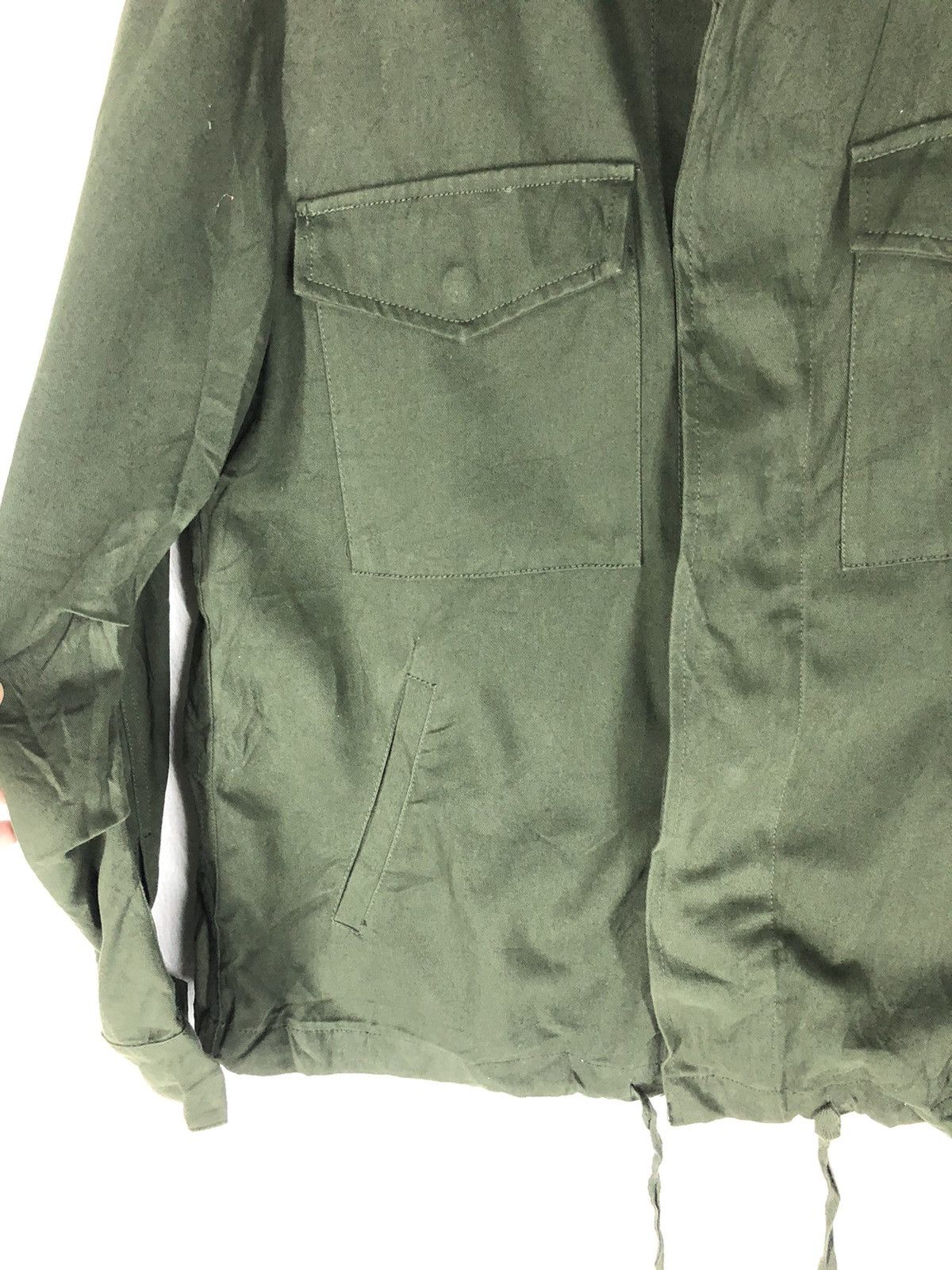 Zara Zara Ombré Seguin Motorcycle Patch Embroidered Army Jacket Size US S / EU 44-46 / 1 - 4 Thumbnail
