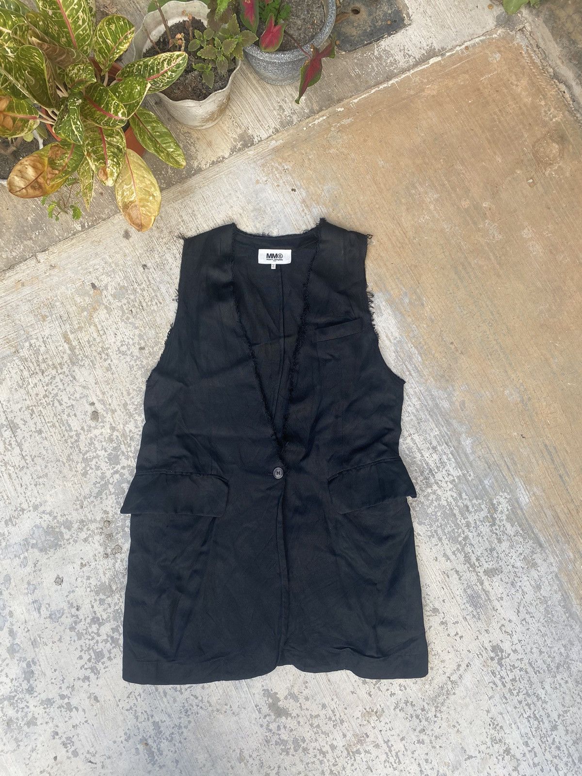 Maison Margiela Maison Margiela Linen/Rayon Sleeve Less Coat Size US M / EU 48-50 / 2 - 1 Thumbnail