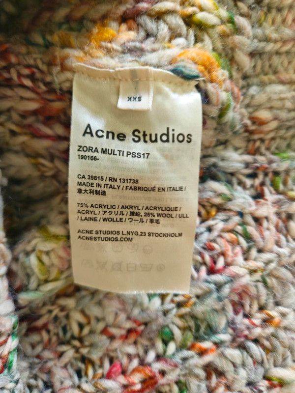 Acne Studios Acne Studios Zora Multi PSS17 knit Size US XXS / EU 40 - 4 Thumbnail