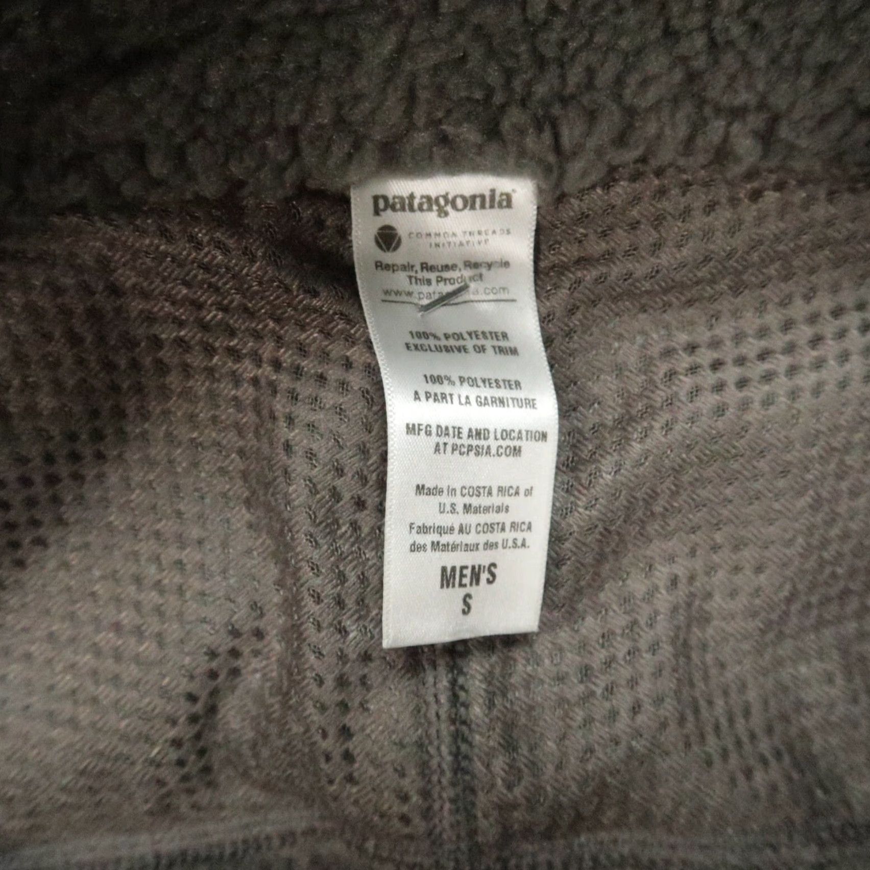 Patagonia VINTAGE Patagonia Retro-X Vest Mens S Gray Classic Fleece Full Zip Pockets Size US S / EU 44-46 / 1 - 3 Thumbnail