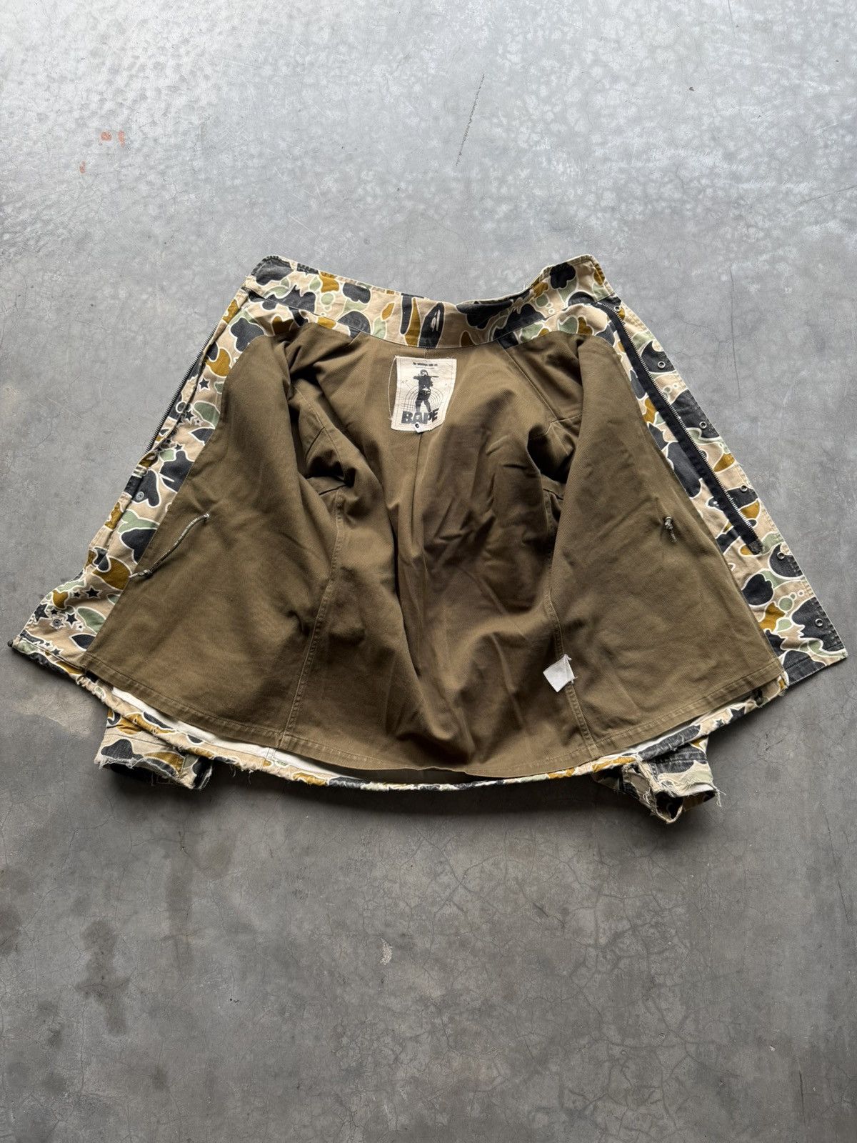 Bape Vintage 90s-00s Bape M65 style 1st camo military jacket Size US M / EU 48-50 / 2 - 2 Thumbnail