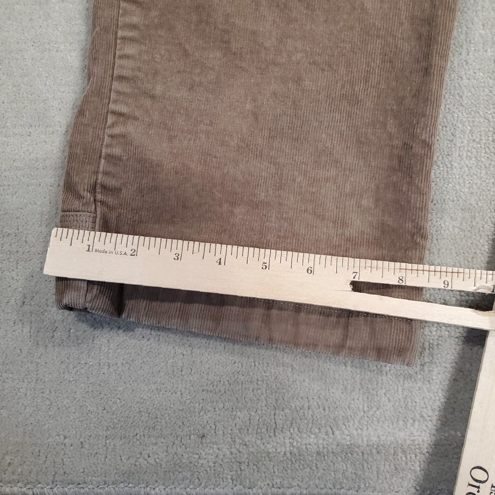 Vintage Duluth Mens Pants Corduroy Brown Straight Leg Regular Fit 32 Inseam Flat Front Pockets Logo Size US 40 / EU 56 - 6 Thumbnail
