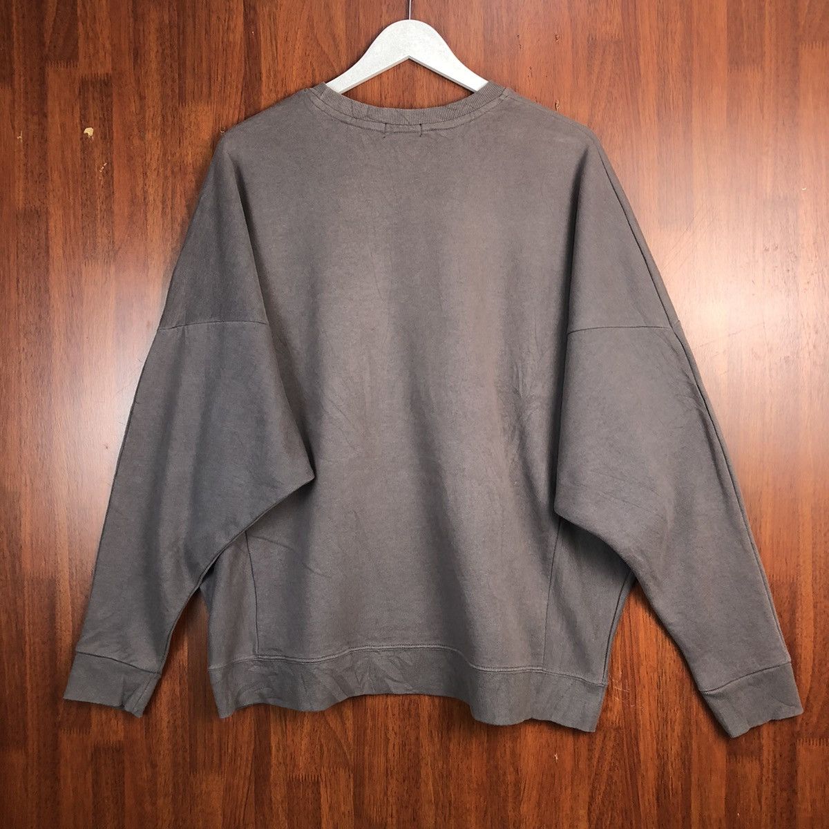 Japanese Brand × Vintage Contribe Grey vintage sweatshirr Cloaks #7557 Size US M / EU 48-50 / 2 - 12 Thumbnail