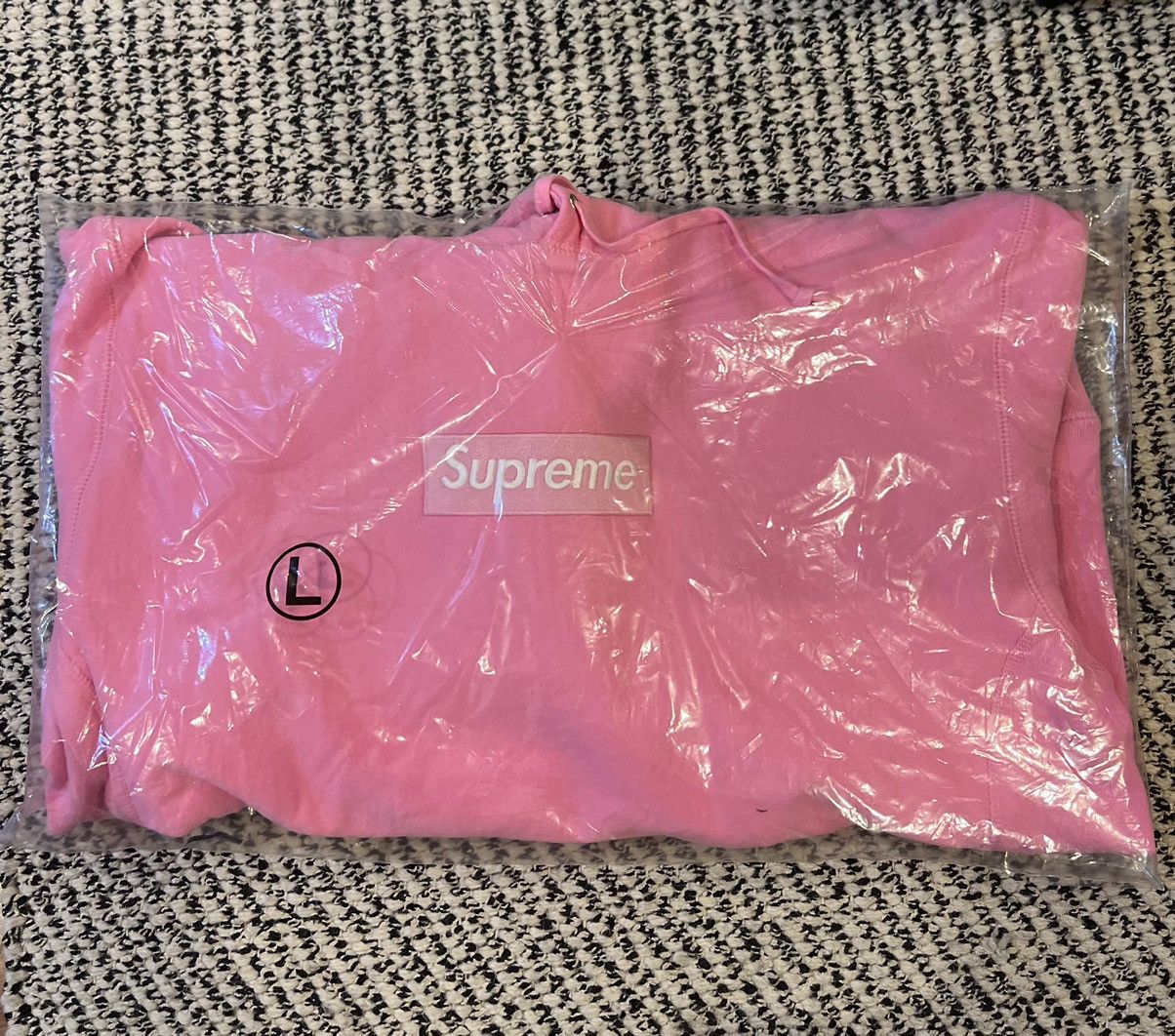 Supreme Supreme Box Logo Hoodie Large L Pink FW21 Hooded