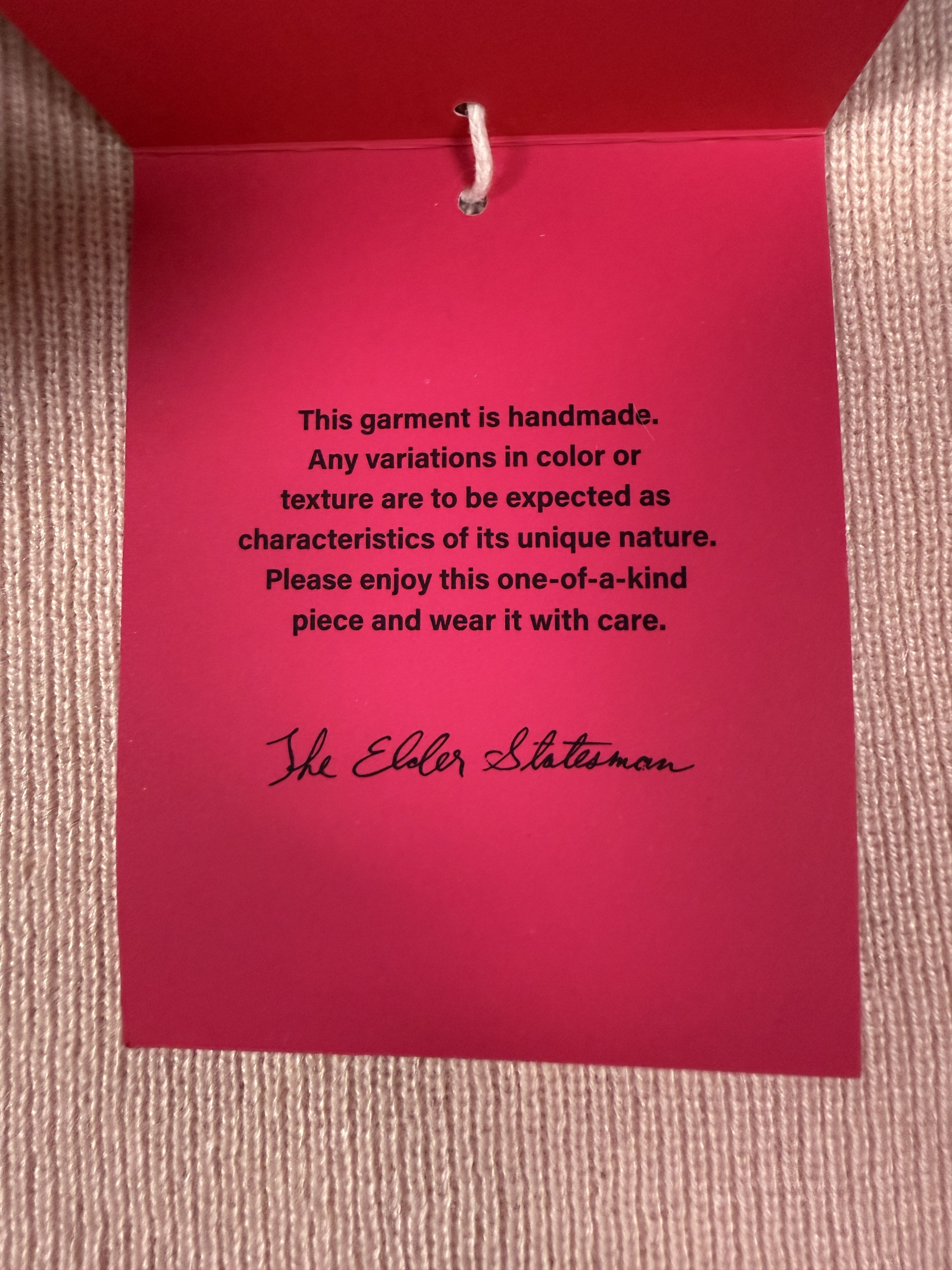 The Elder Statesman $395 The Elder Statesman Delicash Baby Pink Tank Top Size L / US 10 / IT 46 - 8 Thumbnail