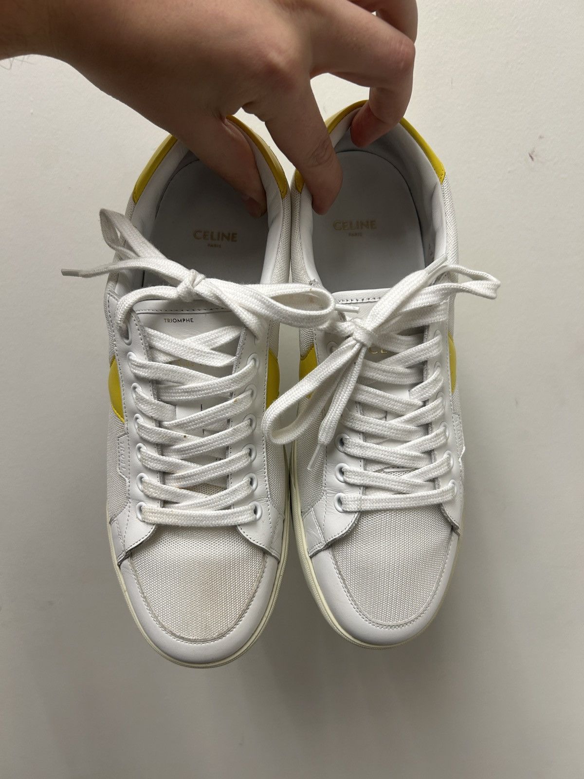 Celine WB! Triomphe Mesh Sneakers Size US 9 / EU 42 - 4 Thumbnail