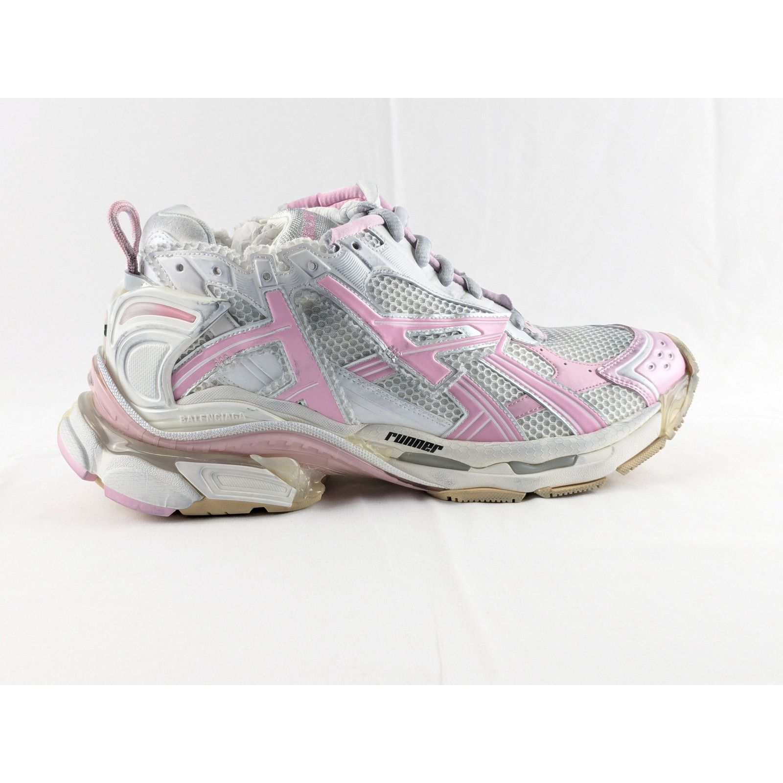 Balenciaga o1rshd1 Q:2 / Four Color Upper Rubber Runner Sneakers Size US 6 / EU 39 - 6 Thumbnail