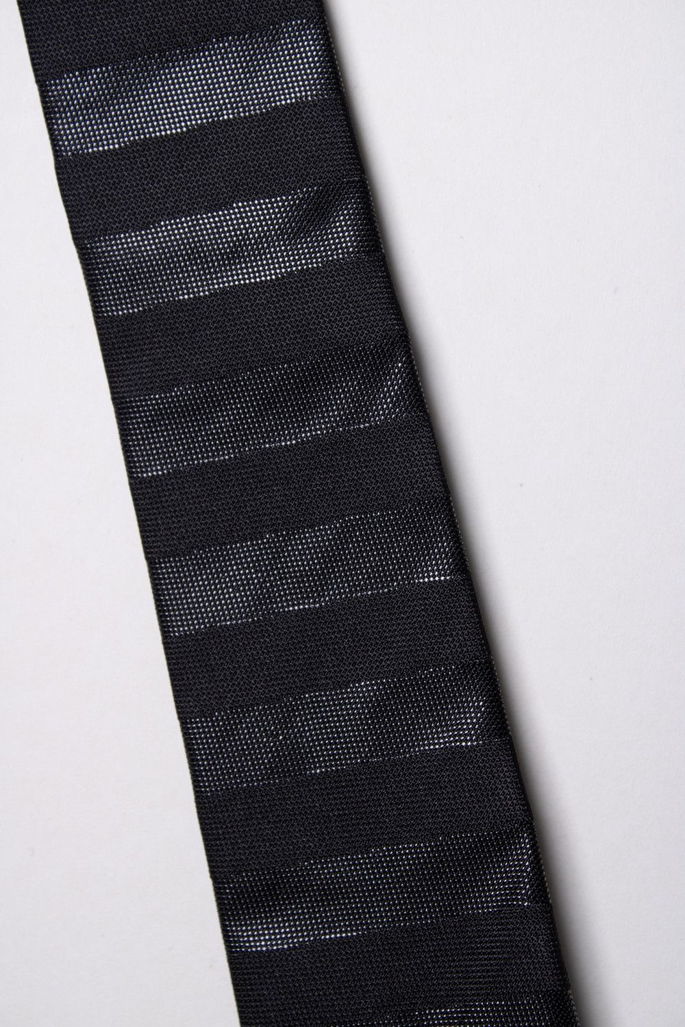Saint Laurent Paris Saint Laurent, black striped structured tie Size ONE SIZE - 2 Thumbnail