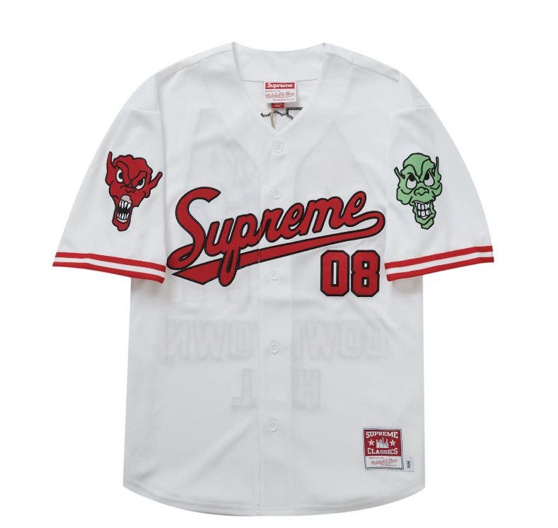 Supreme Mitchell & Ness Football Jersey White Men's - FW22 - US