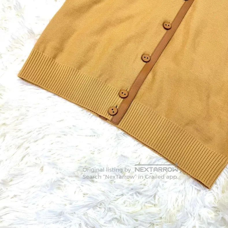 Hermes Hermes Wool and sheepskin cardigan Size XXS / US 00 / IT 34 - 7 Thumbnail