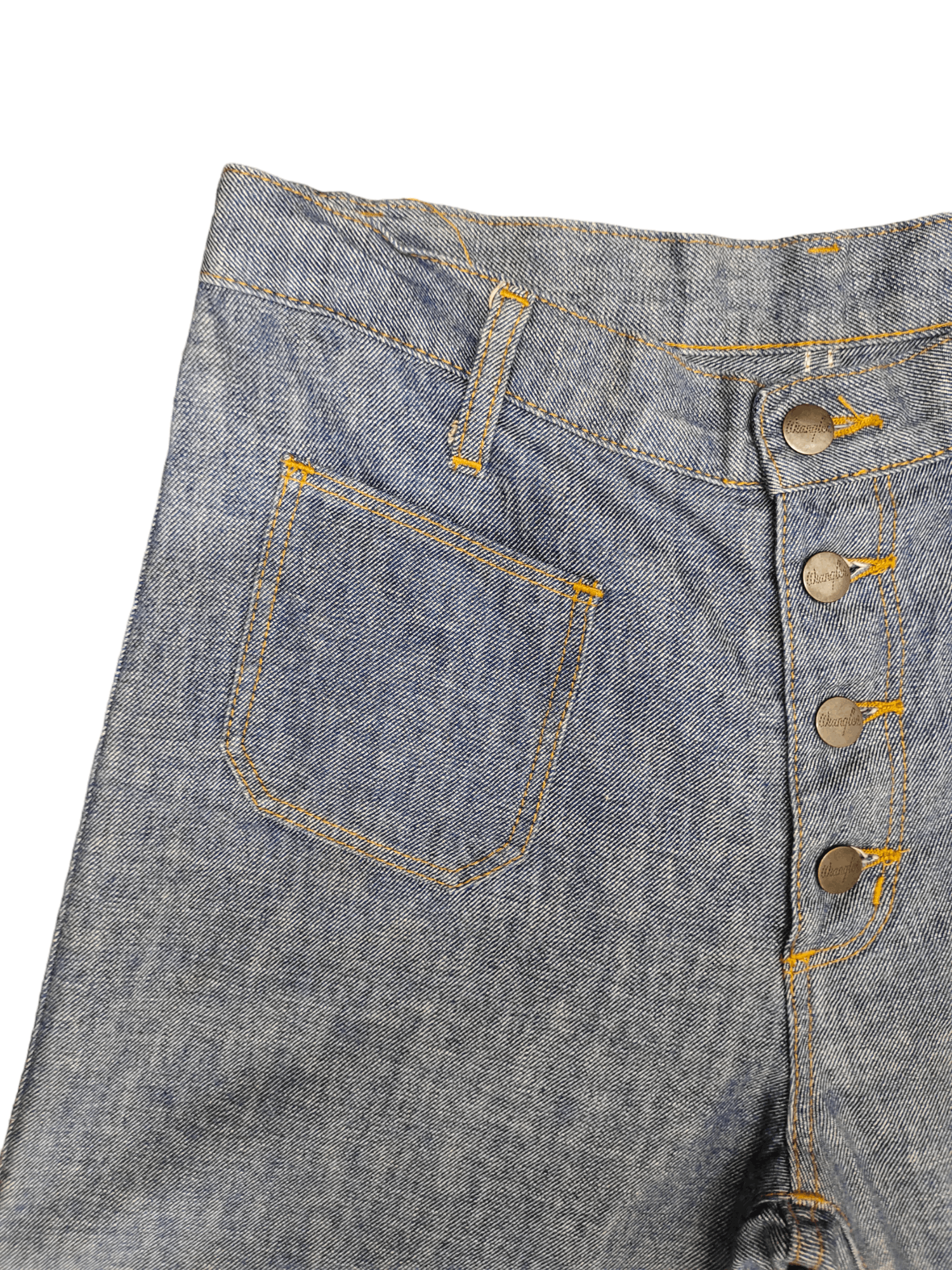 If Six Was Nine Flare Jeans Wrangler Denim Boot Cut Bell Bottom Size US 31 - 6 Thumbnail