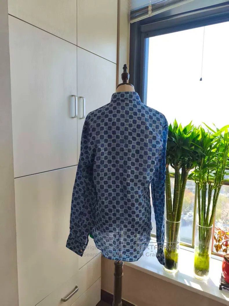 Hermes Hermes size 39 Shirt, Blue, 100% Linen Size XXS / US 00 / IT 34 - 2 Thumbnail
