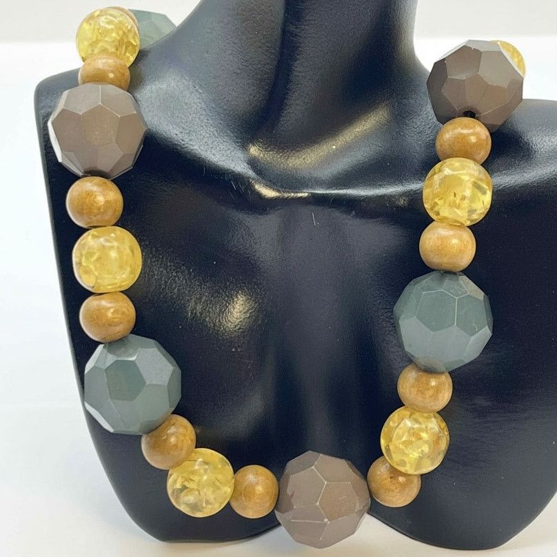 Other Brown Boho Beaded Necklace Size ONE SIZE - 2 Thumbnail