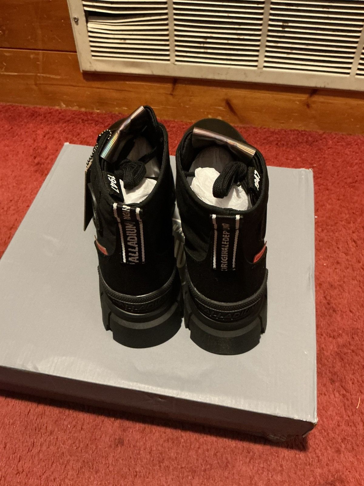 Palladium Black Revolt hi top boots Size US 10 / IT 40 - 3 Thumbnail