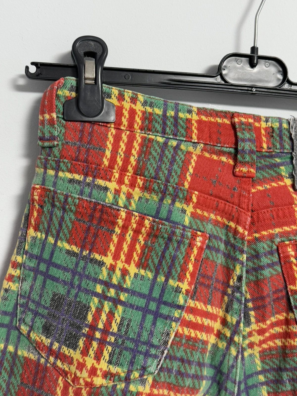 Versace Jeans Couture Rare Versace Jeans Couture 90’s Pants Red Multi Color Italy Size 28" / US 6 / IT 42 - 15 Thumbnail