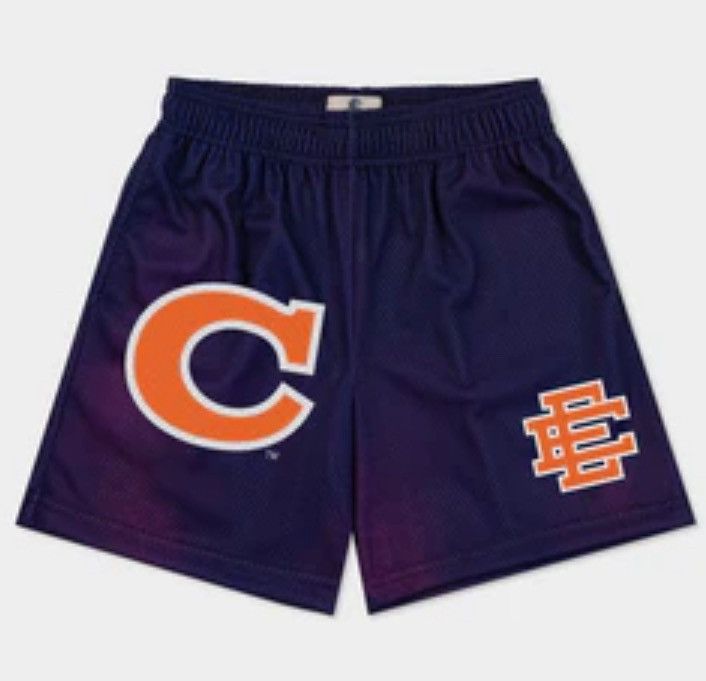 Eric Emanuel Eric Emanuel EE NCAA Clemson Tigers purple shorts medium Size US 30 / EU 46 - 1 Thumbnail