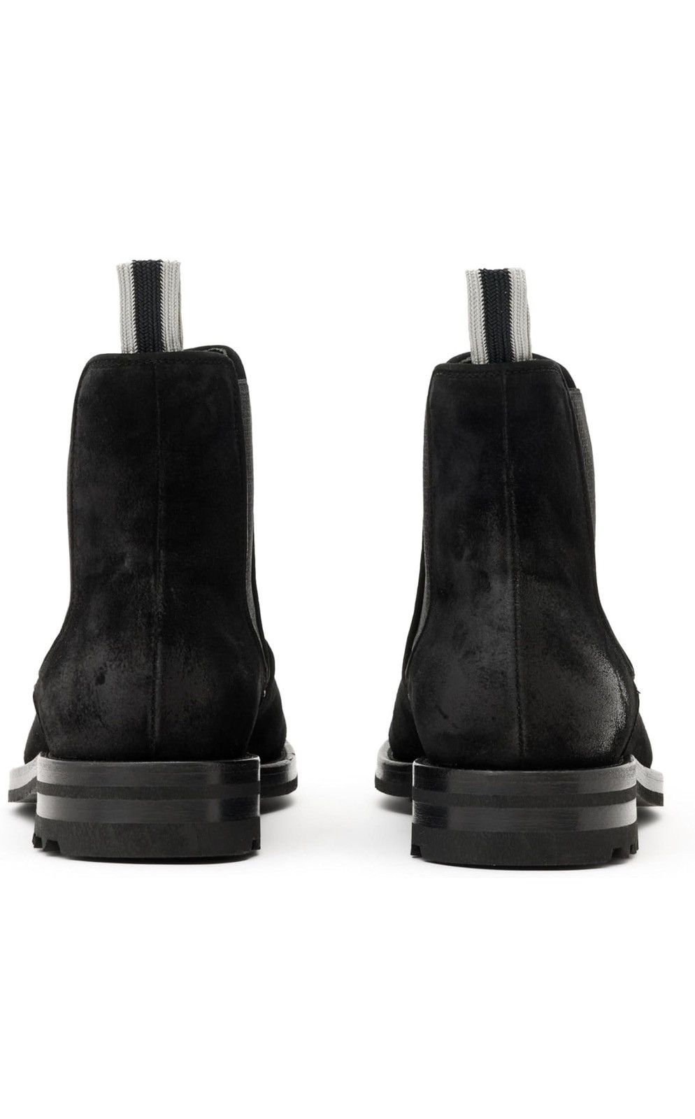 John Varvatos Black suede sharpei boot 8.5 Size US 8.5 / EU 41-42 - 3 Thumbnail