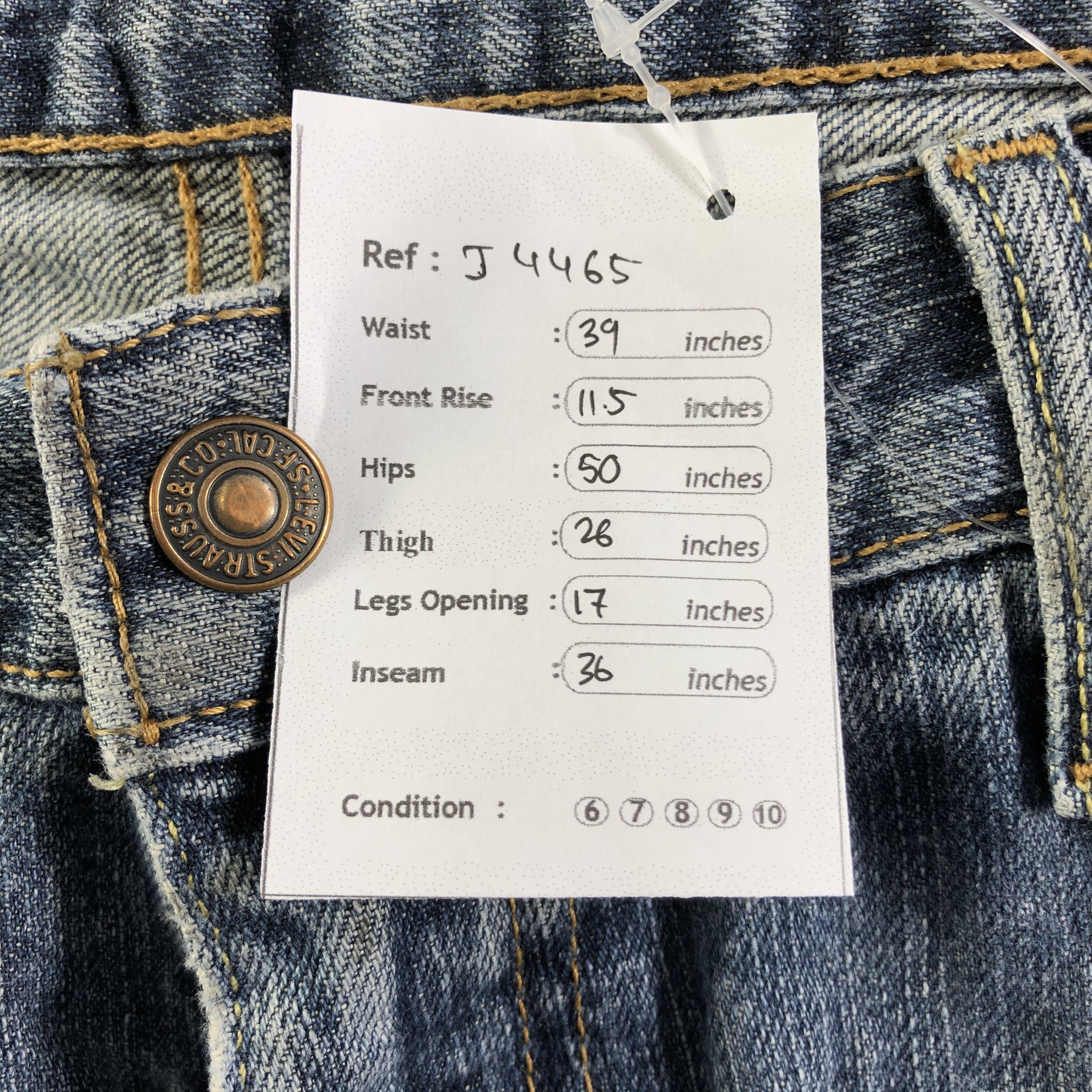 Levi's Vintage Levis 559 Jeans-J4465 Size US 39 - 14 Thumbnail