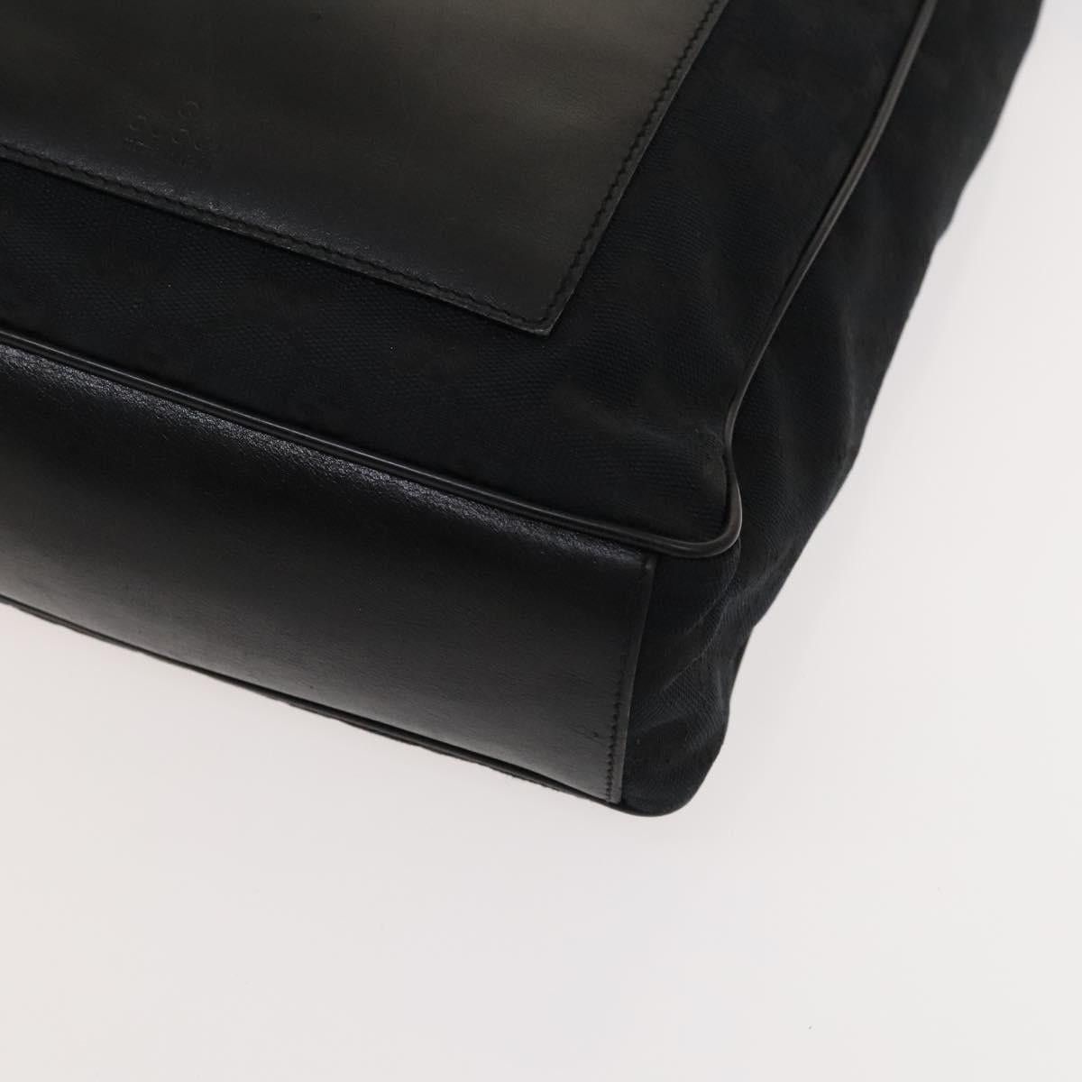 Gucci GUCCI GG Canvas Shoulder Bag Black Silver 019 019 Size ONE SIZE - 9 Thumbnail