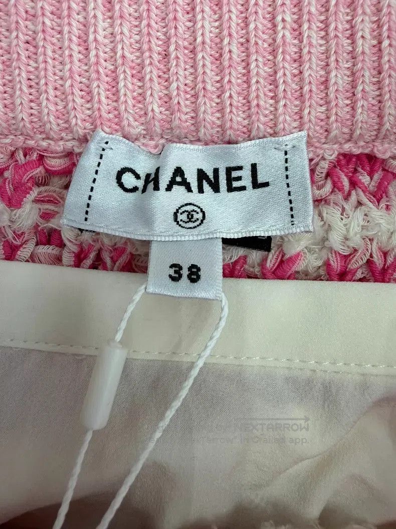 Chanel Chanel Pink tweed tassel skirt short skirt Size 25" / US 0 / IT 36 - 4 Thumbnail
