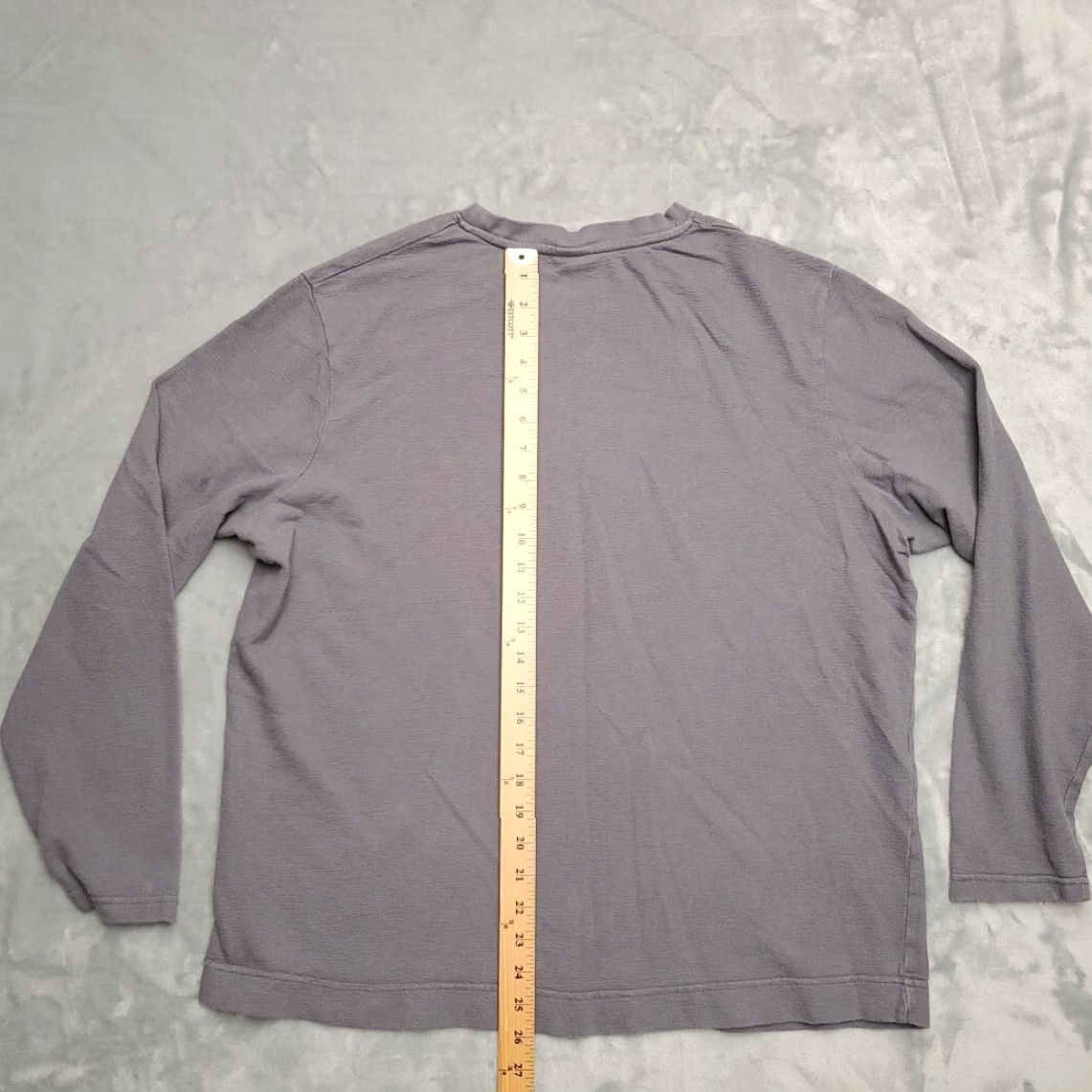 Etro VINTAGE Paul Mark Pullover Crewneck XL Gray Textured Thermal 90s Y2K Retro Casual Mens Size US XL / EU 56 / 4 - 6 Thumbnail